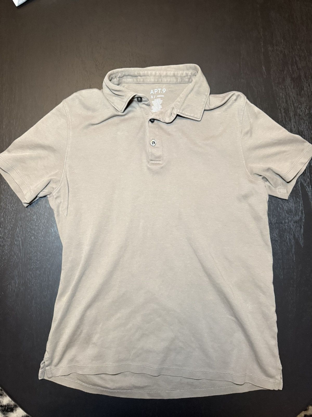 Apt. 9 Tan and cream Apt. 9 polo shirt Size US S / EU 44-46 / 1 - 1 Thumbnail