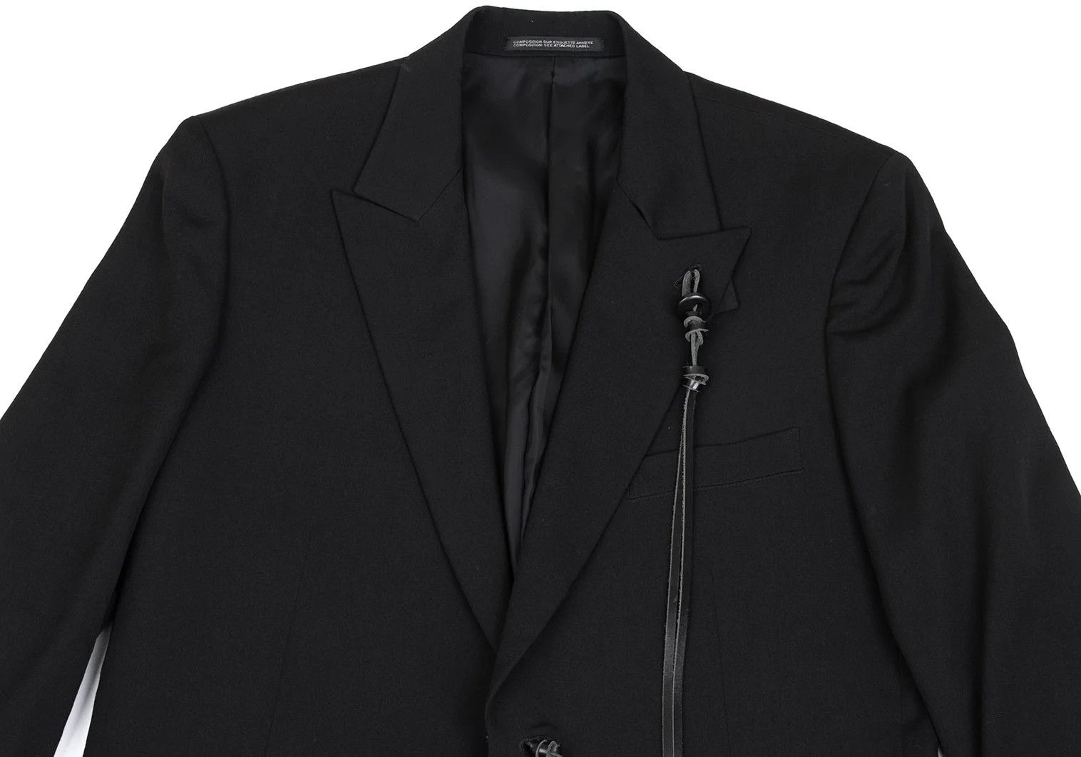 Yohji Yamamoto Yohji Yamamoto Wool Gabardine Long Jacket Size US L / EU 52-54 / 3 - 2 Thumbnail