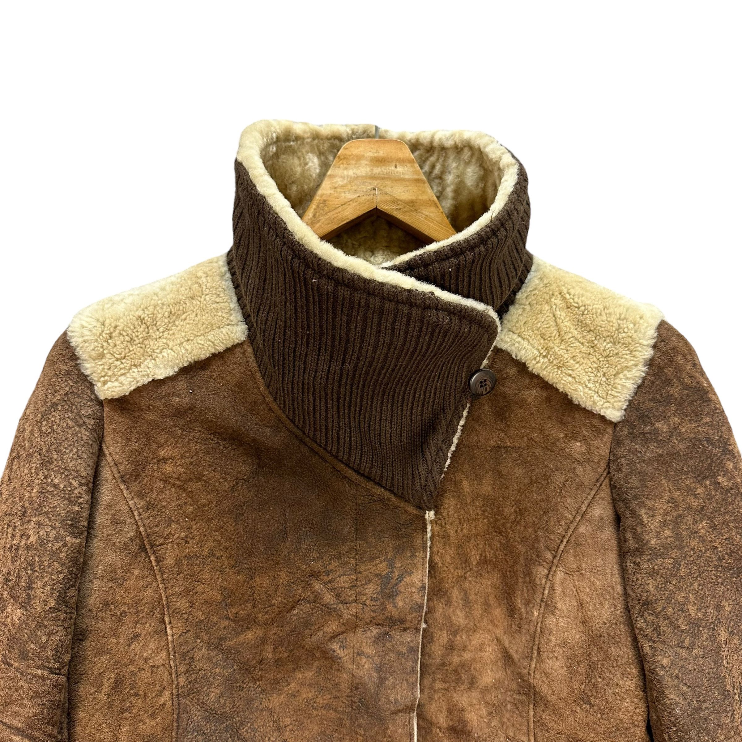 Genuine Leather DOMA LEATHER Jacket Women's Shearling Jacket #1511-A62 Size S / US 4 / IT 40 - 3 Thumbnail