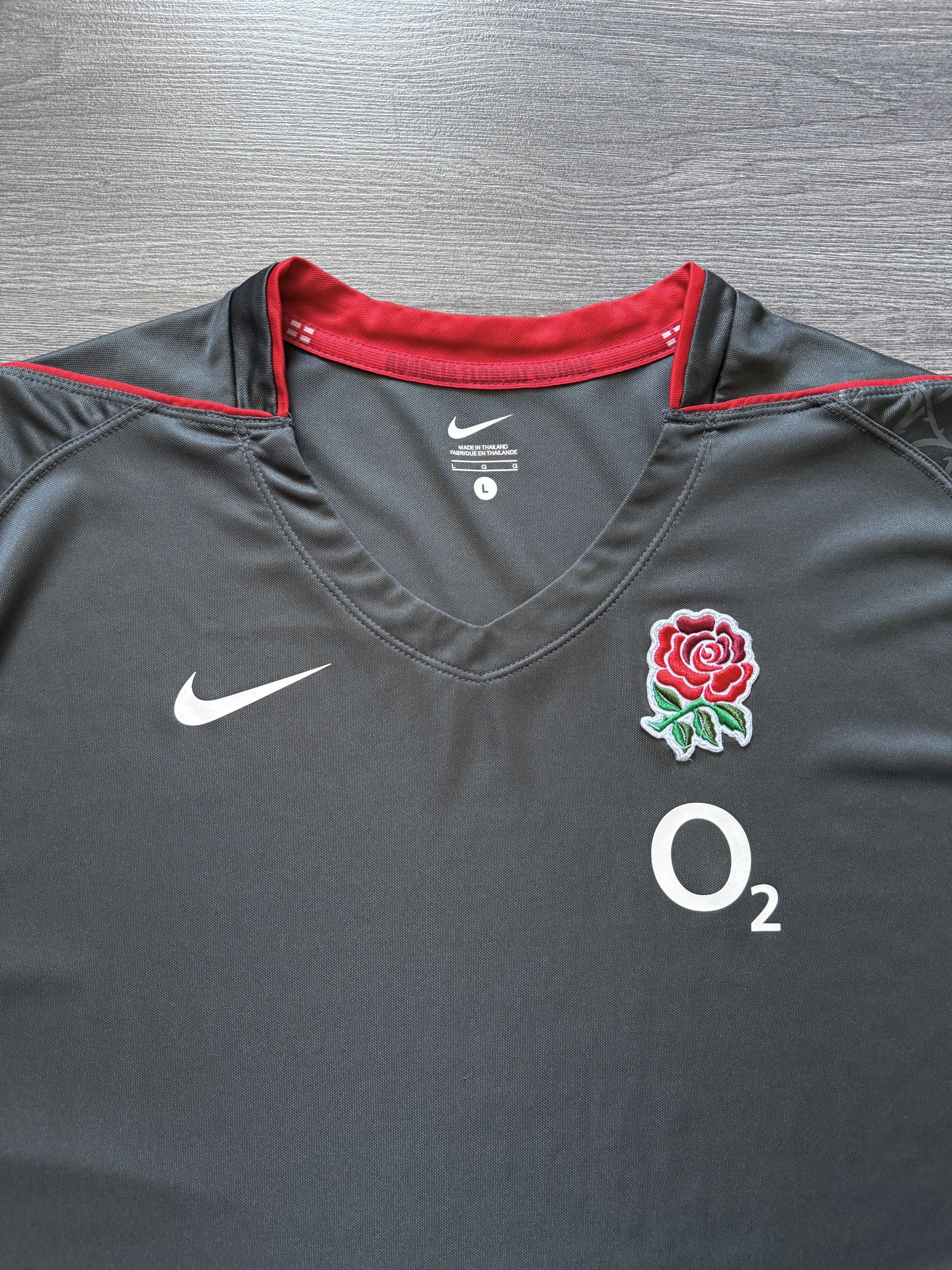 Nike Vintage Nike O2 England Rugby Team Blokecore Jersey Size US M / EU 48-50 / 2 - 4 Thumbnail