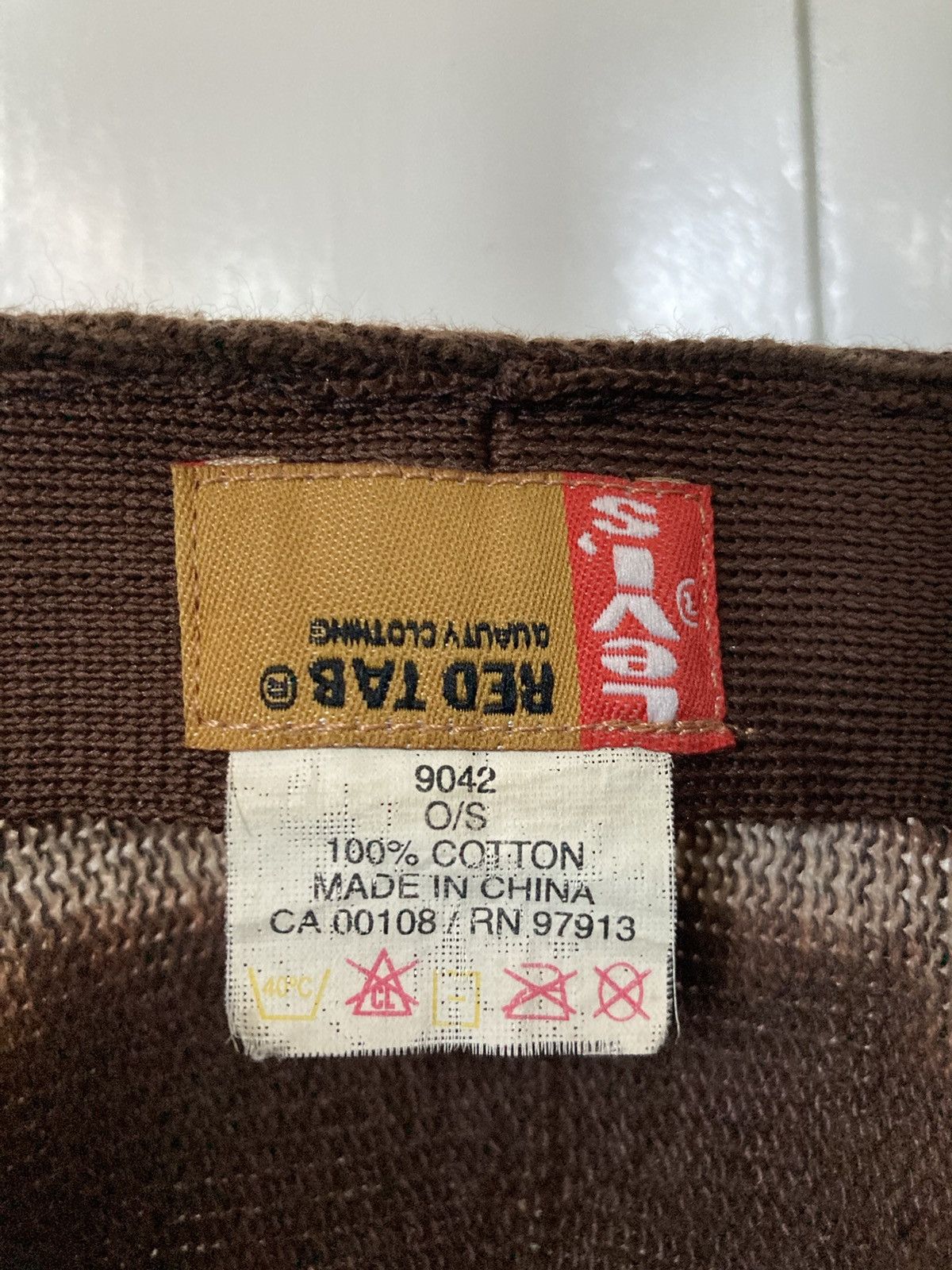Levi's LEVI'S RED TAB BROWN WHITE RINGS HAT BASEBALL CAP VINTAGE Size ONE SIZE - 12 Thumbnail