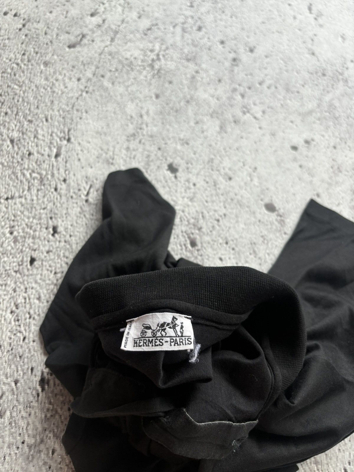 Hermes Vintage Hermes Paris Pocket black shirt Size US M / EU 48-50 / 2 - 4 Thumbnail