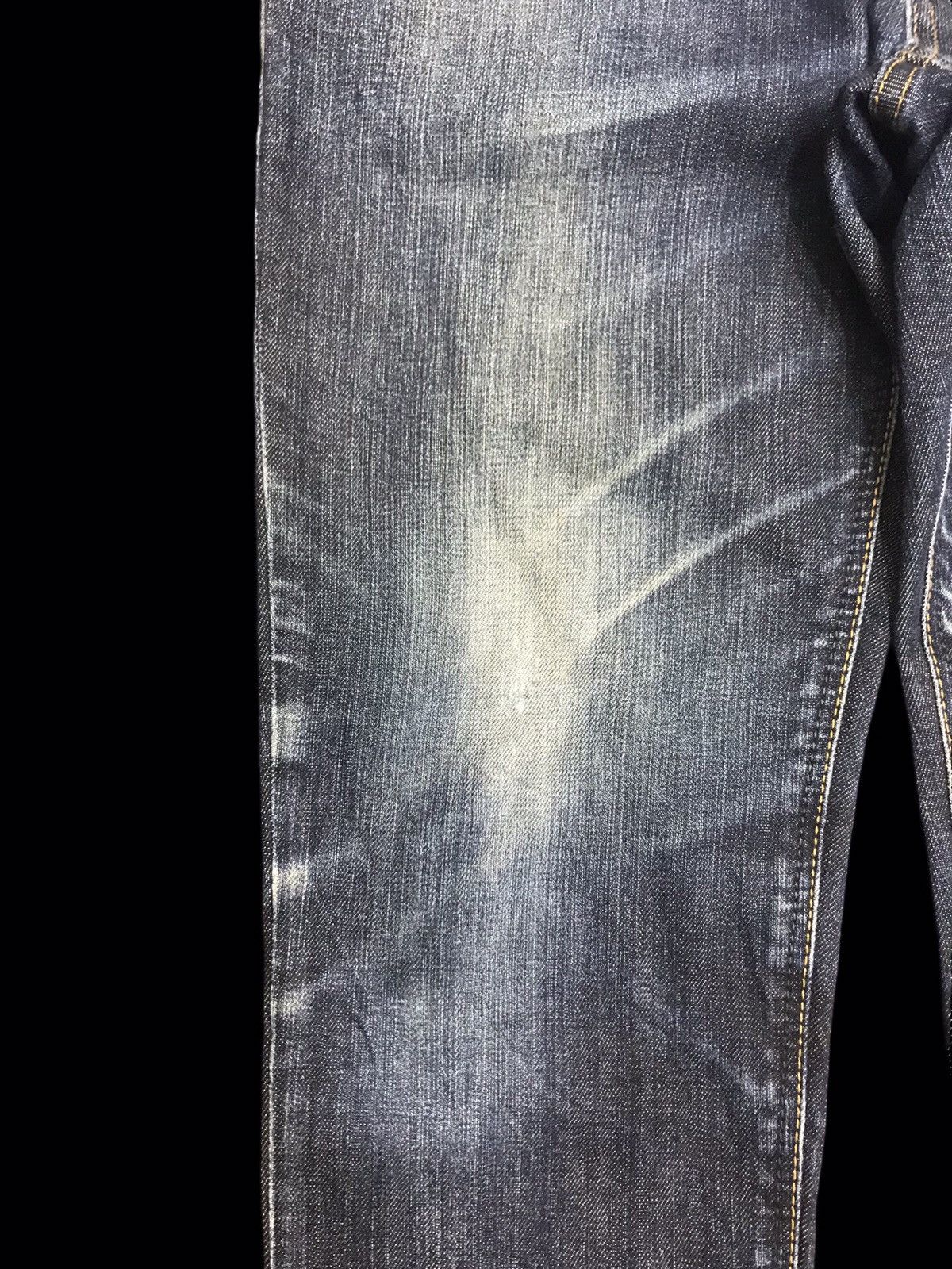 Edwin × Japanese Brand 💥EDWIN 503 Stretchable Slim Fit Distressed Denim F192 Size US 33 - 7 Thumbnail
