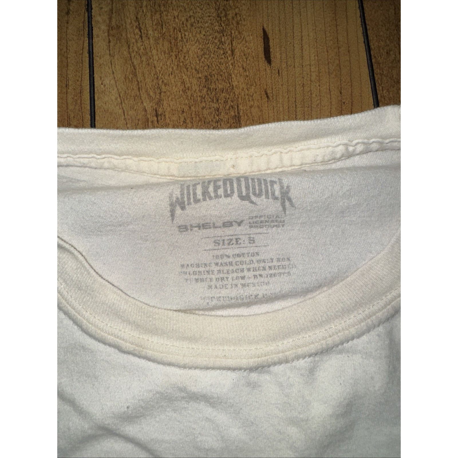 Urban Outfitters × Vintage Wicked Quick Shelby Cobra Graphic T-Shirt White S 17x25 Size US S / EU 44-46 / 1 - 3 Thumbnail