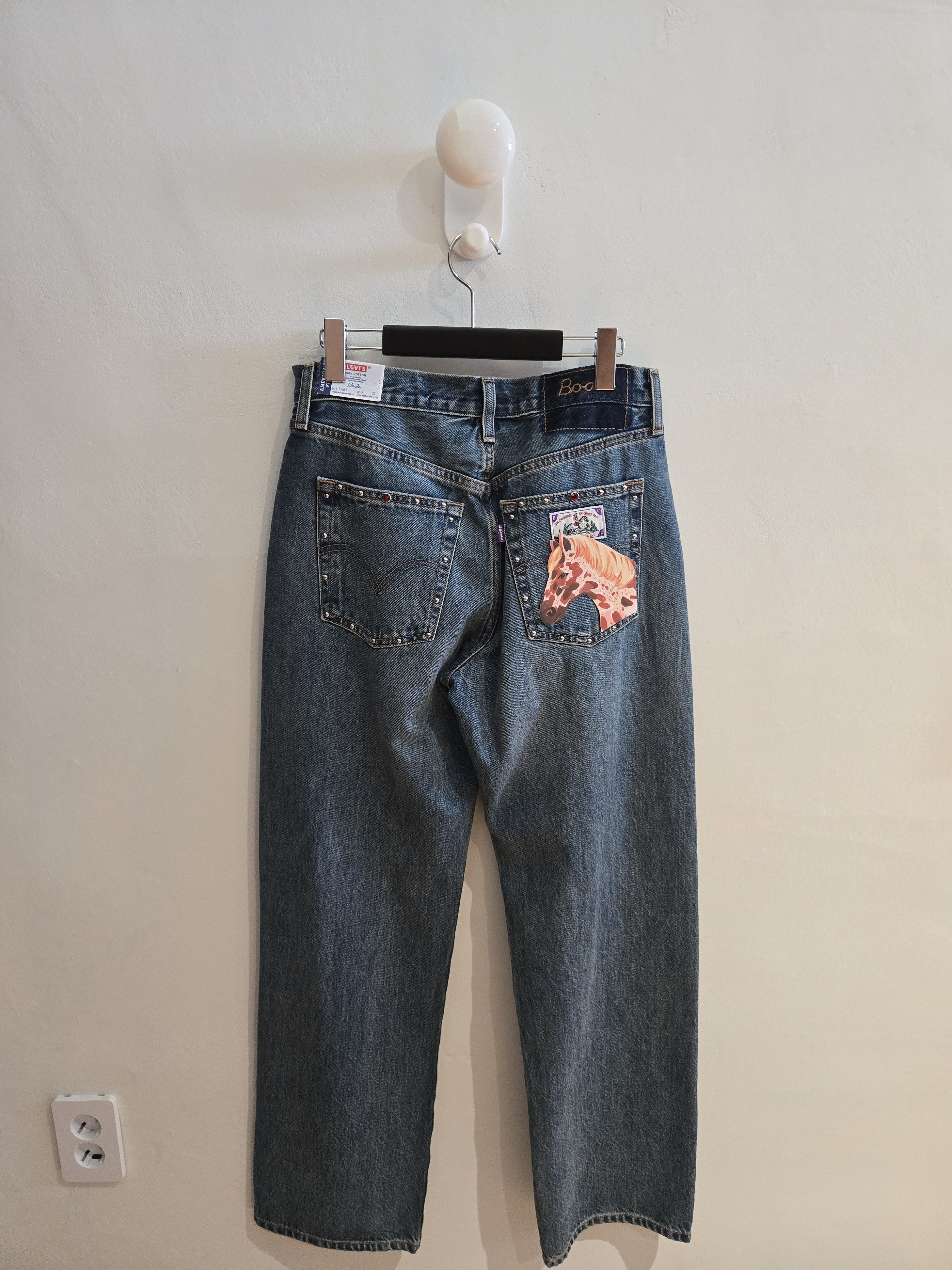 Bode bode x levi's barrel racer jean 30 x 32 Size US 30 / EU 46 - 4 Thumbnail