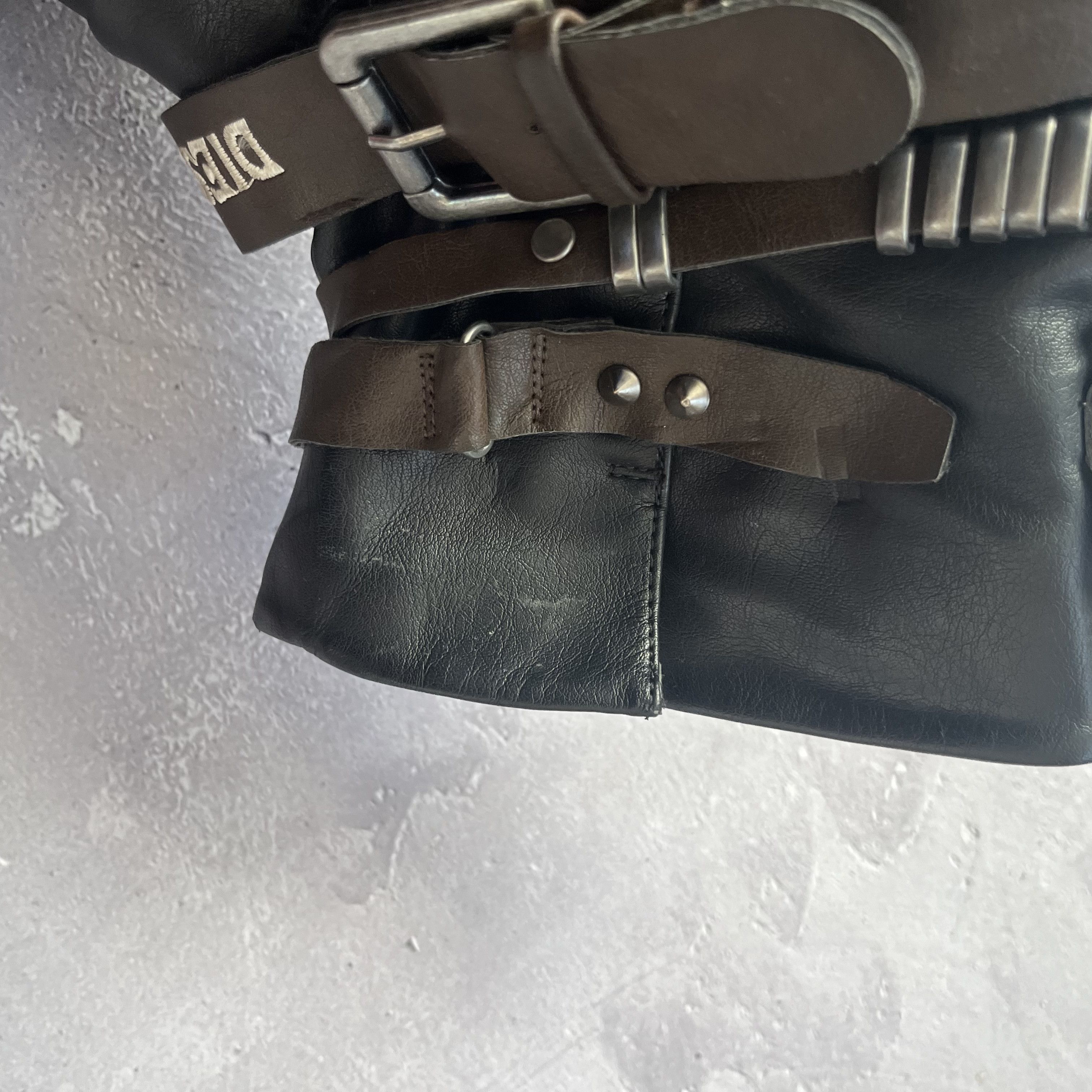 Diesel Diesel Harness Biker Boots Leather Strap Buckle Size 40 Size US 10 / IT 40 - 7 Thumbnail