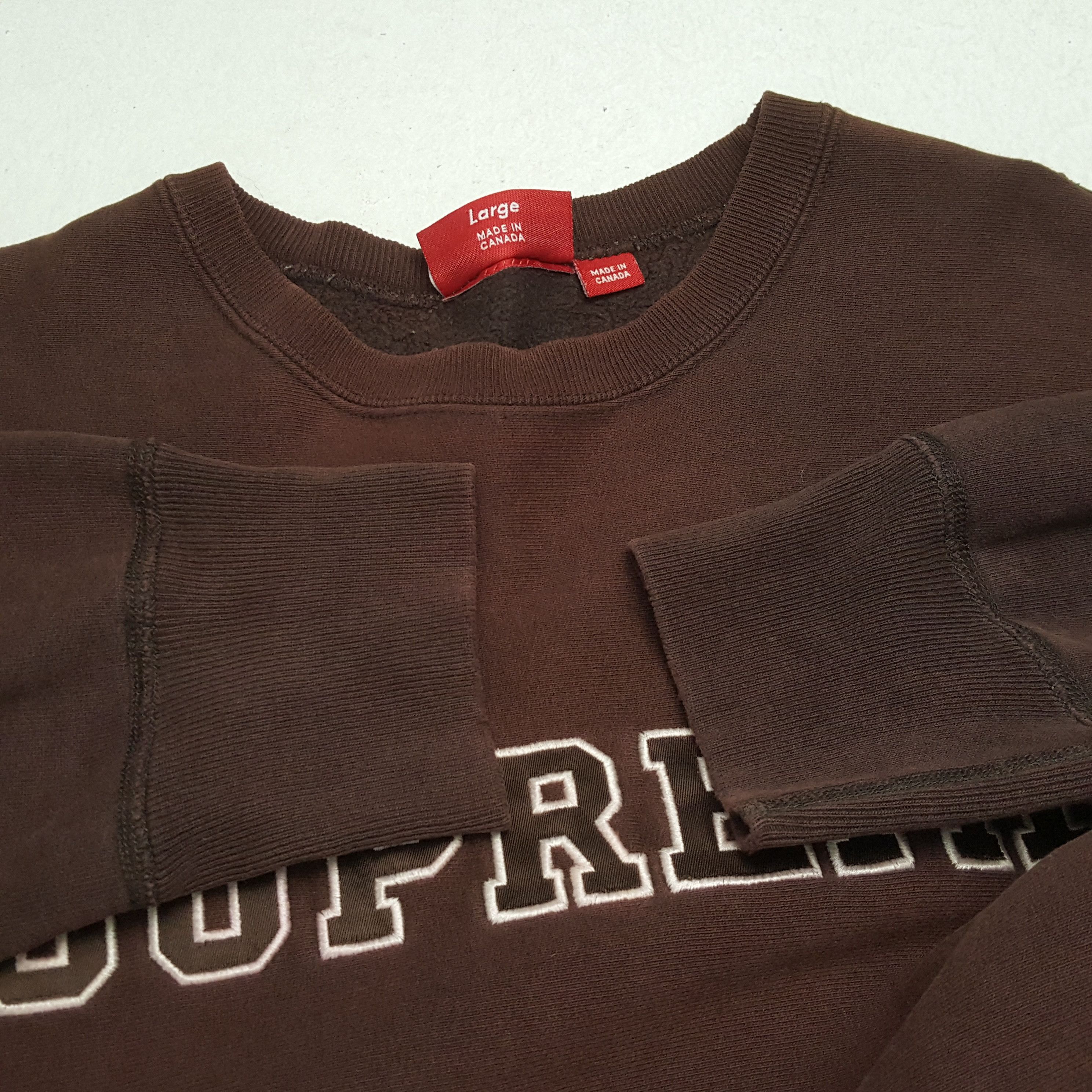 Supreme × Vintage Vintage SUPREME Streetwear Skateboard Style Sweatshirts Size US L / EU 52-54 / 3 - 9 Thumbnail