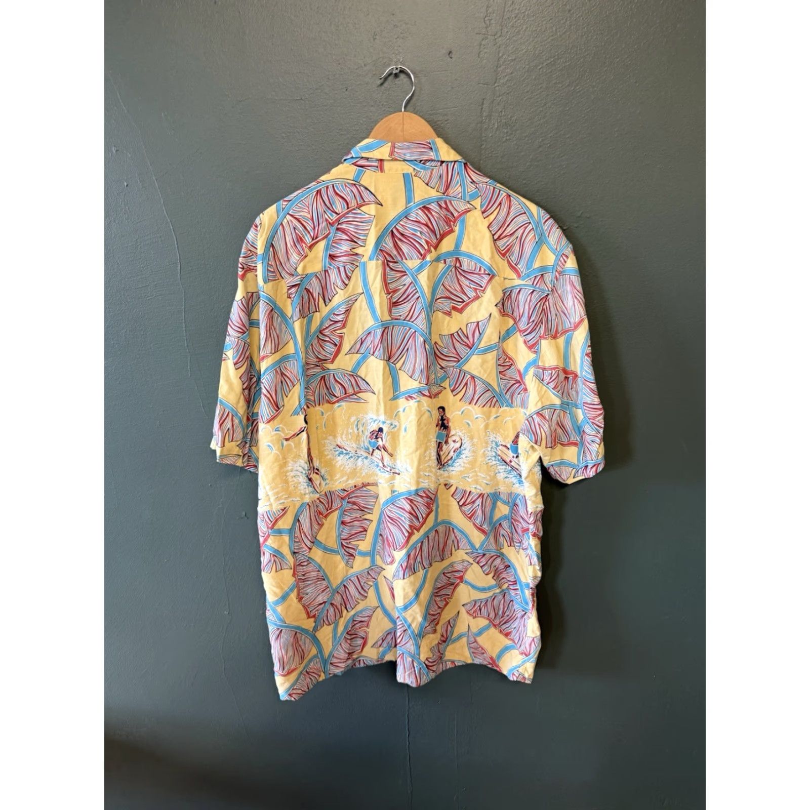 Reyn Spooner VINTAGE Reyn Spooner Shirt Mens XL Button-Up Short Sleeve Yellow Graphic Size US XL / EU 56 / 4 - 2 Thumbnail