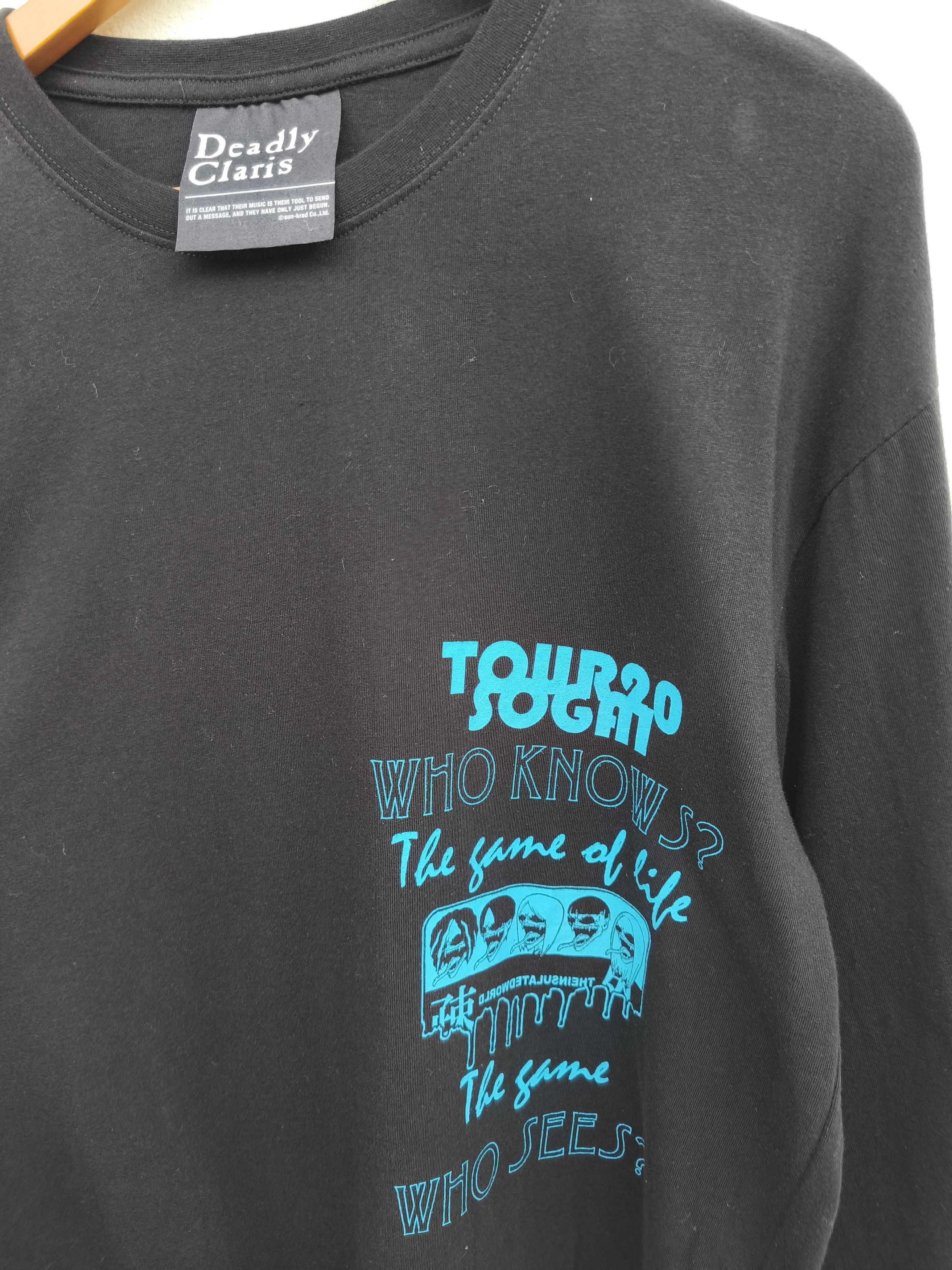 Band Tees Deadly Claris t shirt long sleeve Size US XL / EU 56 / 4 - 4 Thumbnail
