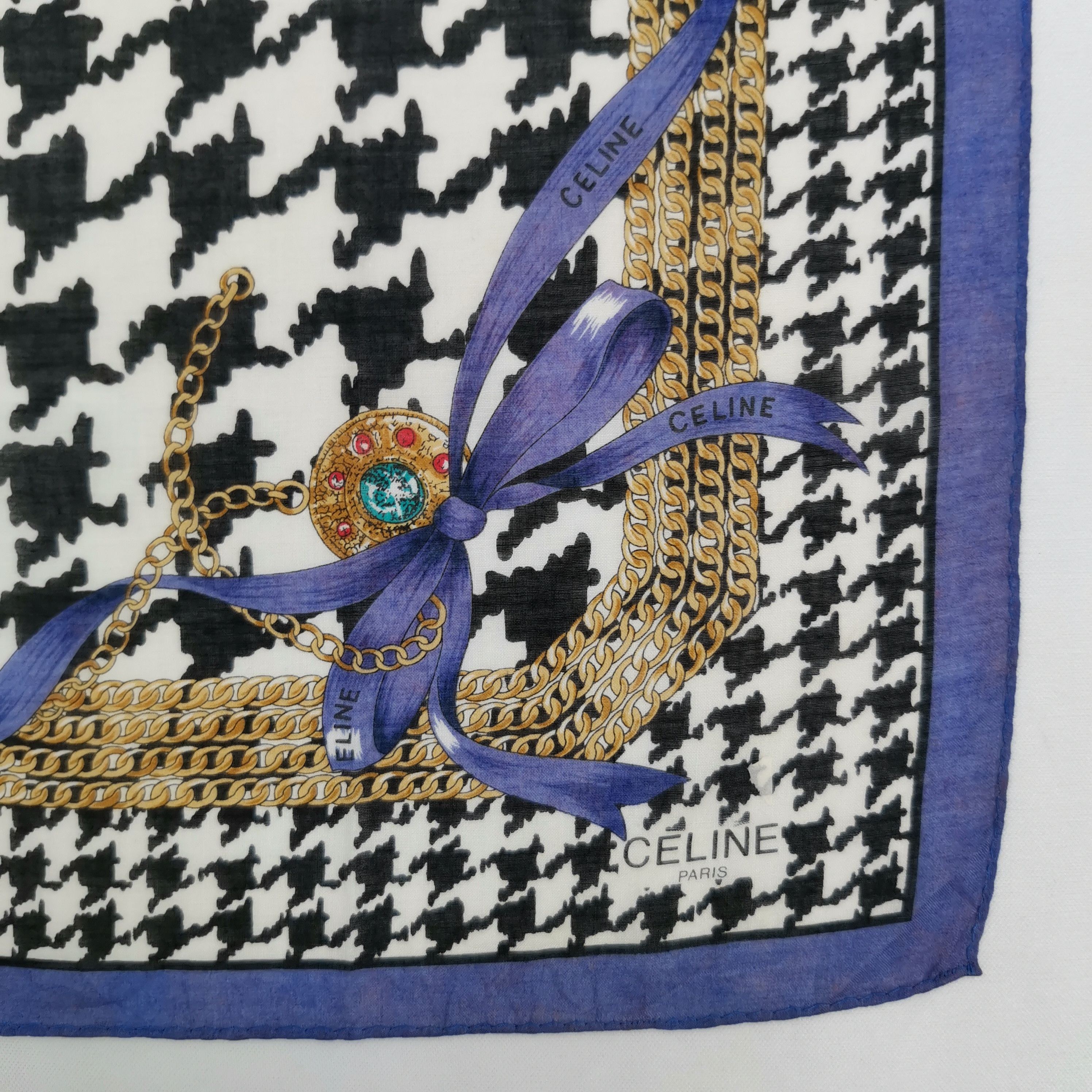 Celine Vintage Celine Handkerchief Neckerchief Bandana Size ONE SIZE - 2 Thumbnail