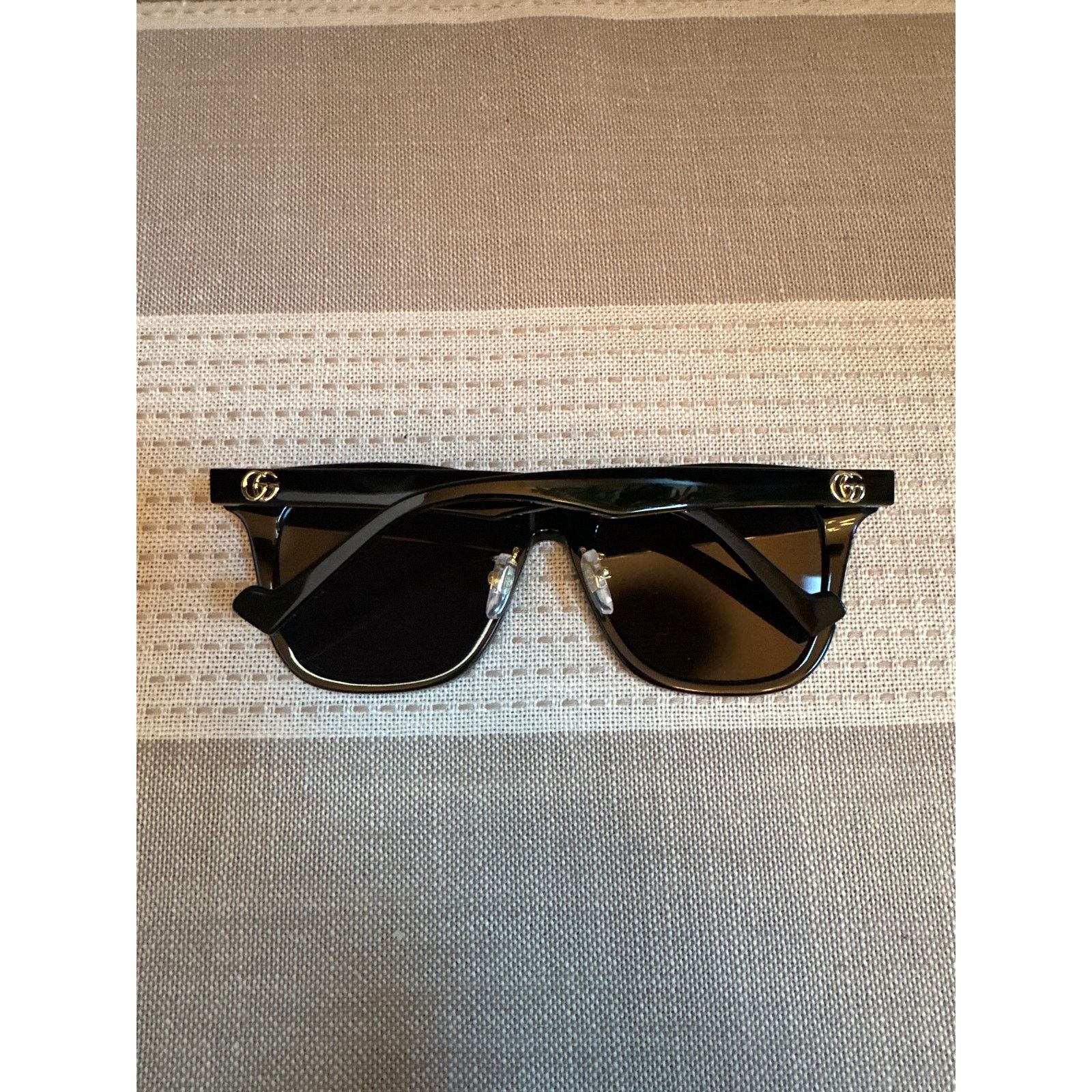 Gucci Gucci GG1000SK Black logo Square Sunglasses NEW! Size ONE SIZE - 3 Thumbnail