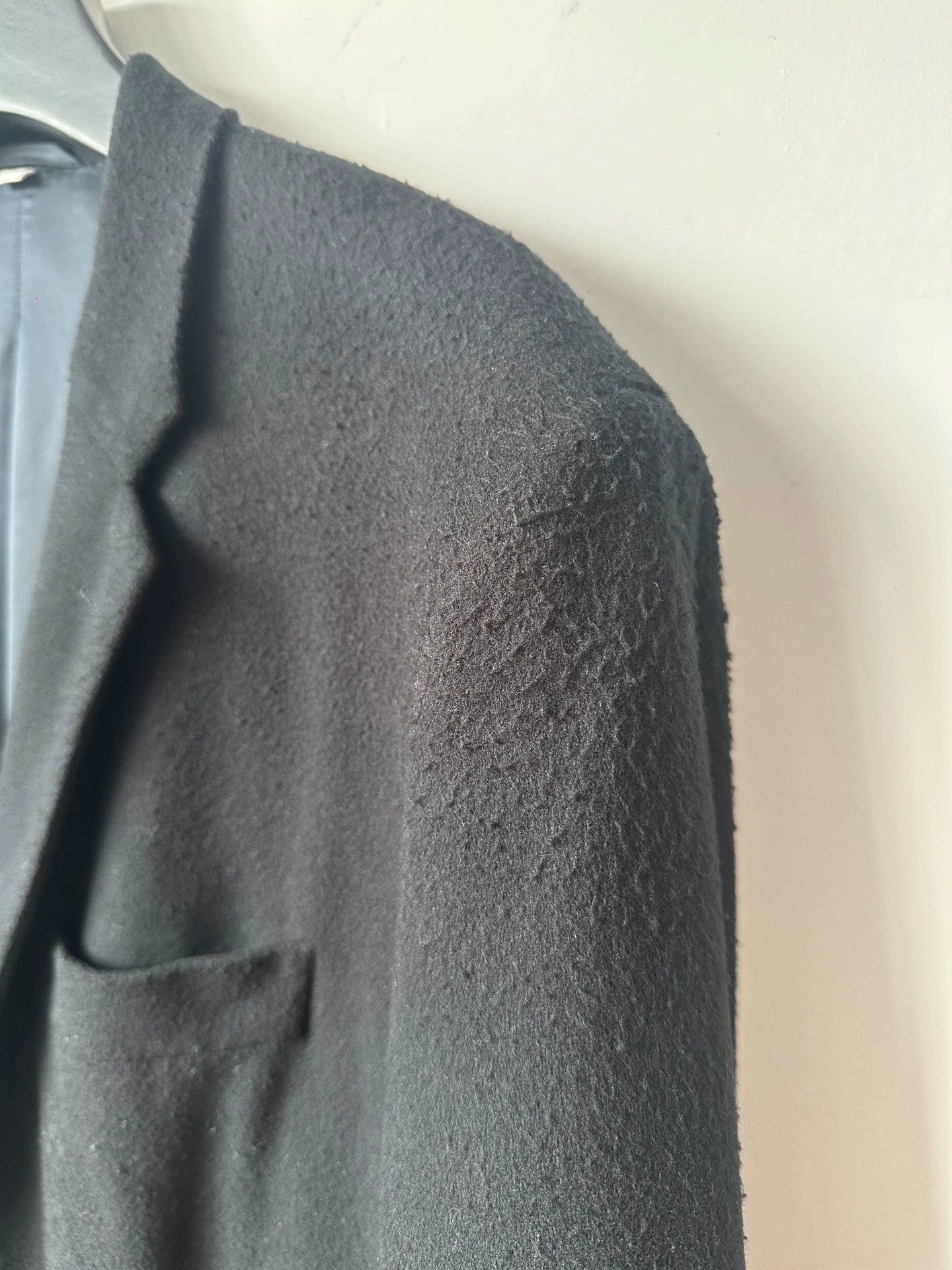 Helmut Lang Helmut Lang 3B Wool Melton Blazer Size 46 (Fits 48) Size 46R - 3 Thumbnail