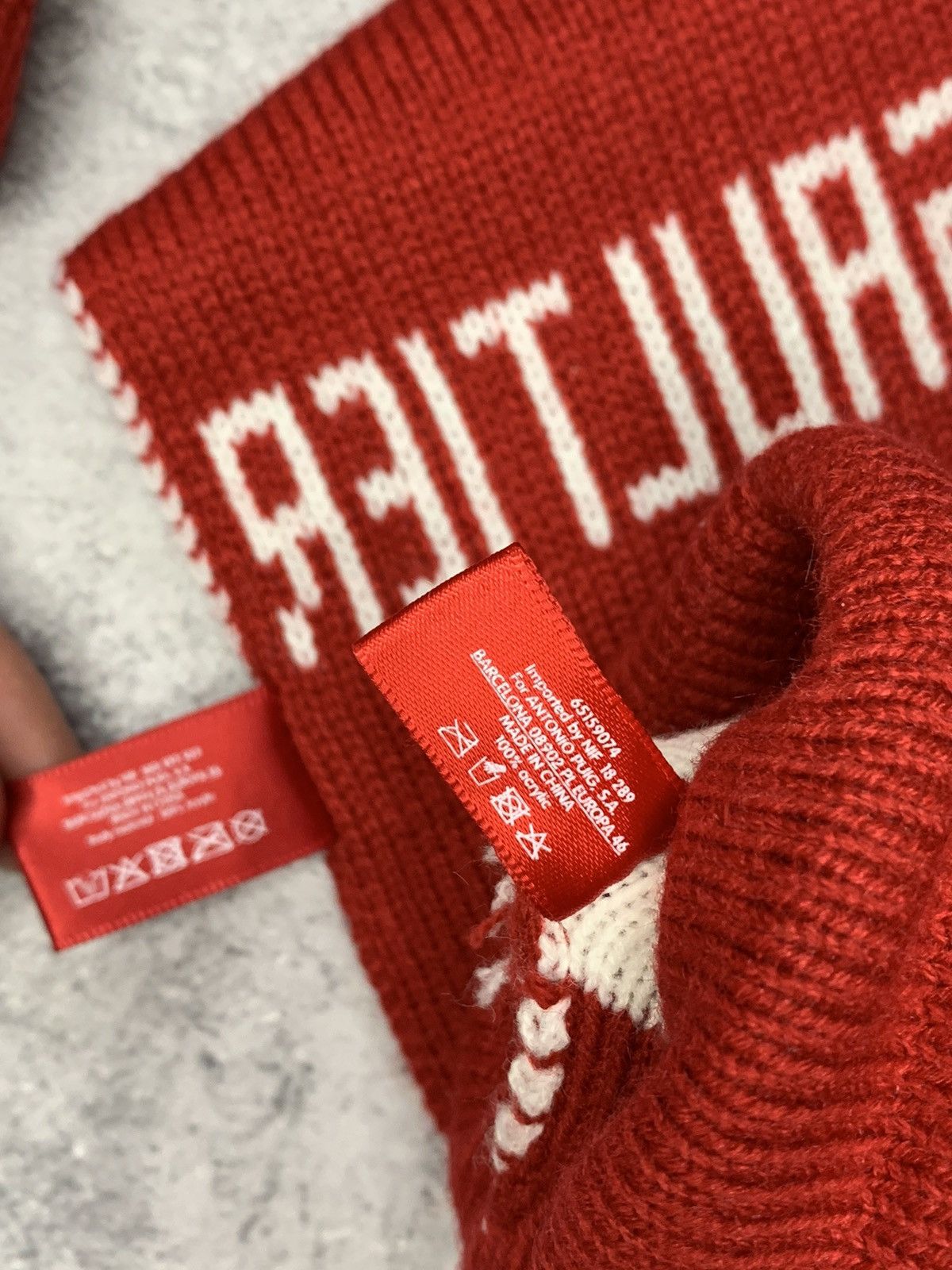Jean Paul Gaultier Jean Paul Gaultier I Love JPG Striped Scarf and gloves Size ONE SIZE - 7 Thumbnail