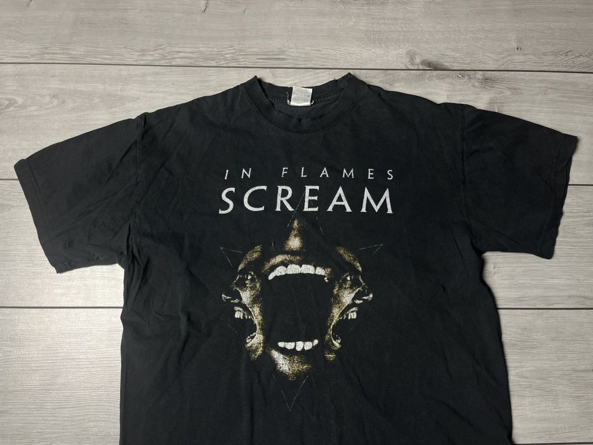 Band Tees In flames scream Tshirt rock vintage size Large Size US L / EU 52-54 / 3 - 3 Thumbnail
