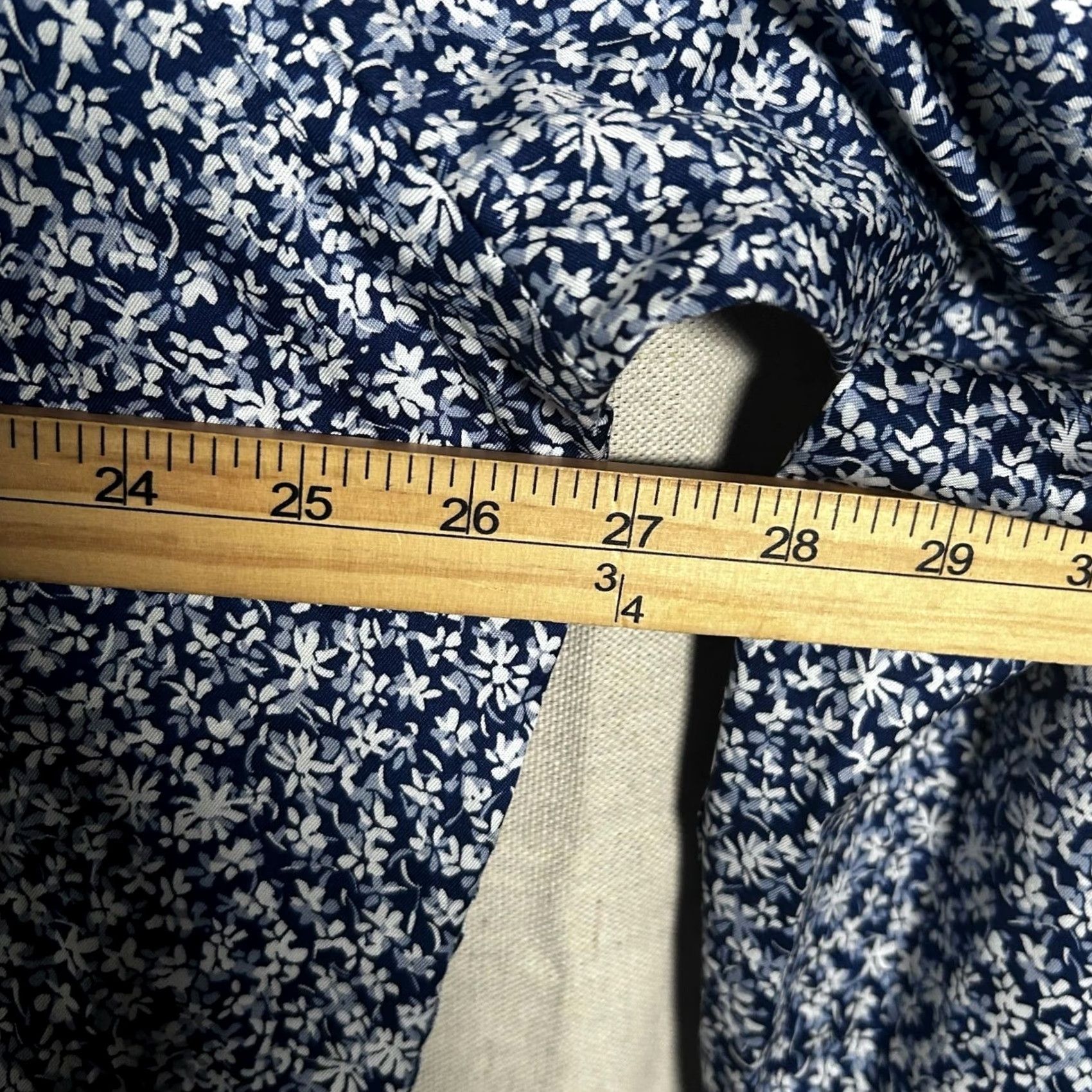 David Donahue David Donahue Mens XXL Navy White Floral Button-Down Shirt CBSM10409407 NWT Size US XXL / EU 58 / 5 - 6 Thumbnail