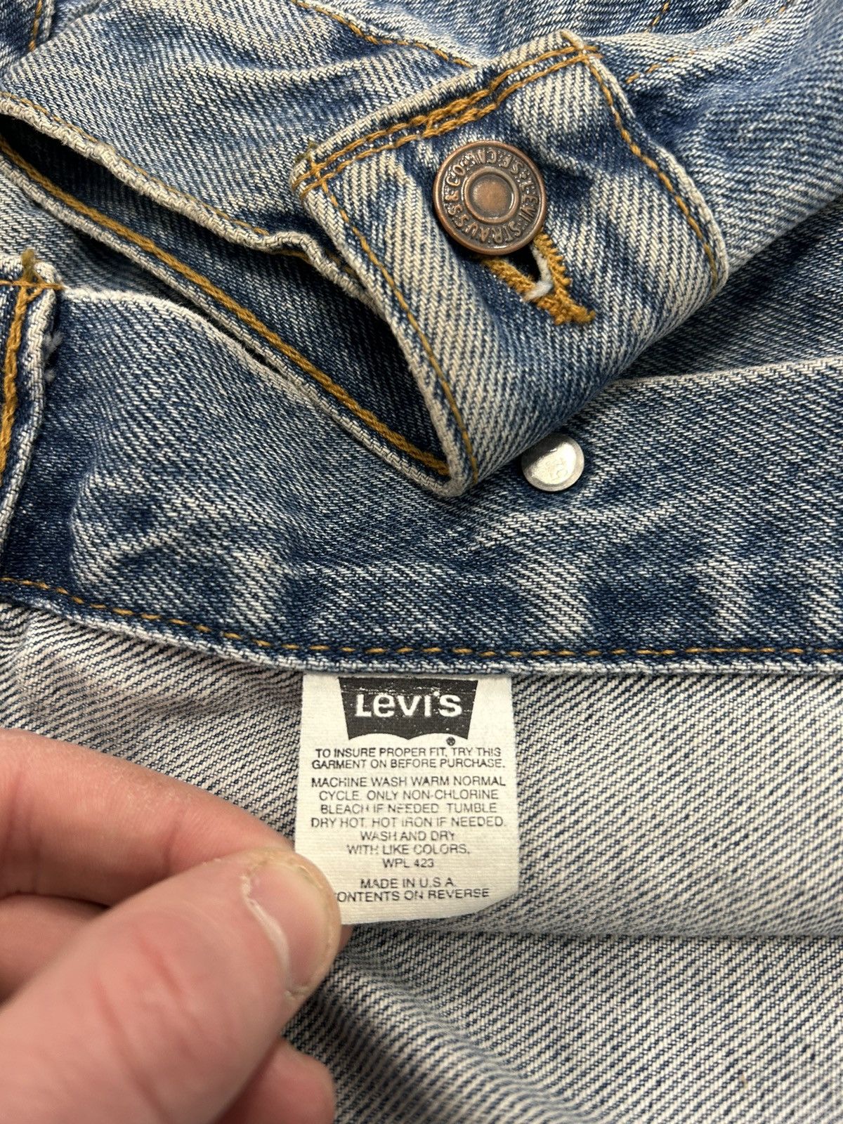 Levi's × Vintage Vintage 1997 Levi’s Denim Jacket Size US M / EU 48-50 / 2 - 7 Thumbnail
