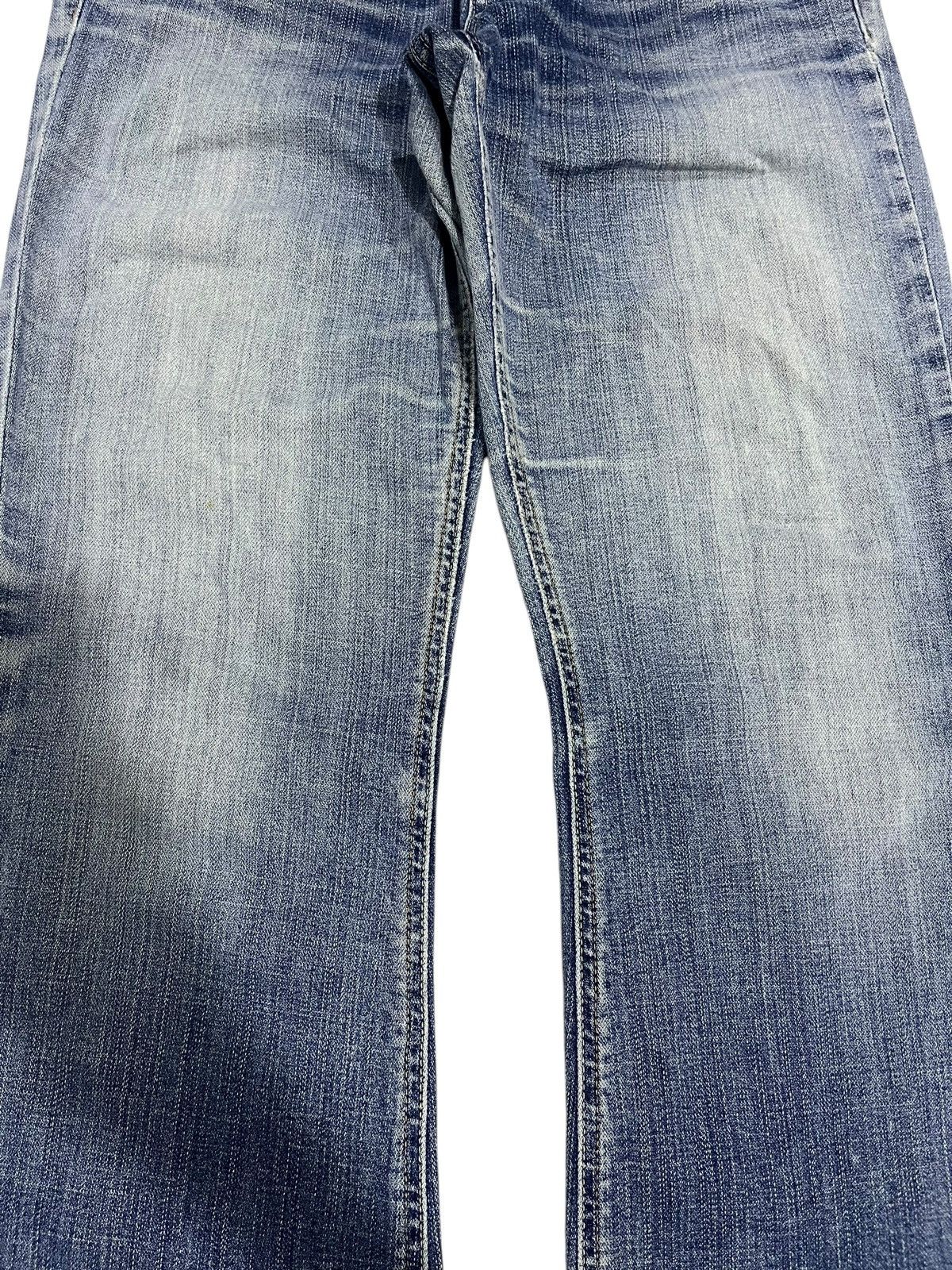 If Six Was Nine × Japanese Brand × Le Grande Bleu (L.G.B.) FLARE💥 Y2K JAPANESE BRAND WASHED BLUE JEANS Size 30" / US 8 / IT 44 - 3 Thumbnail