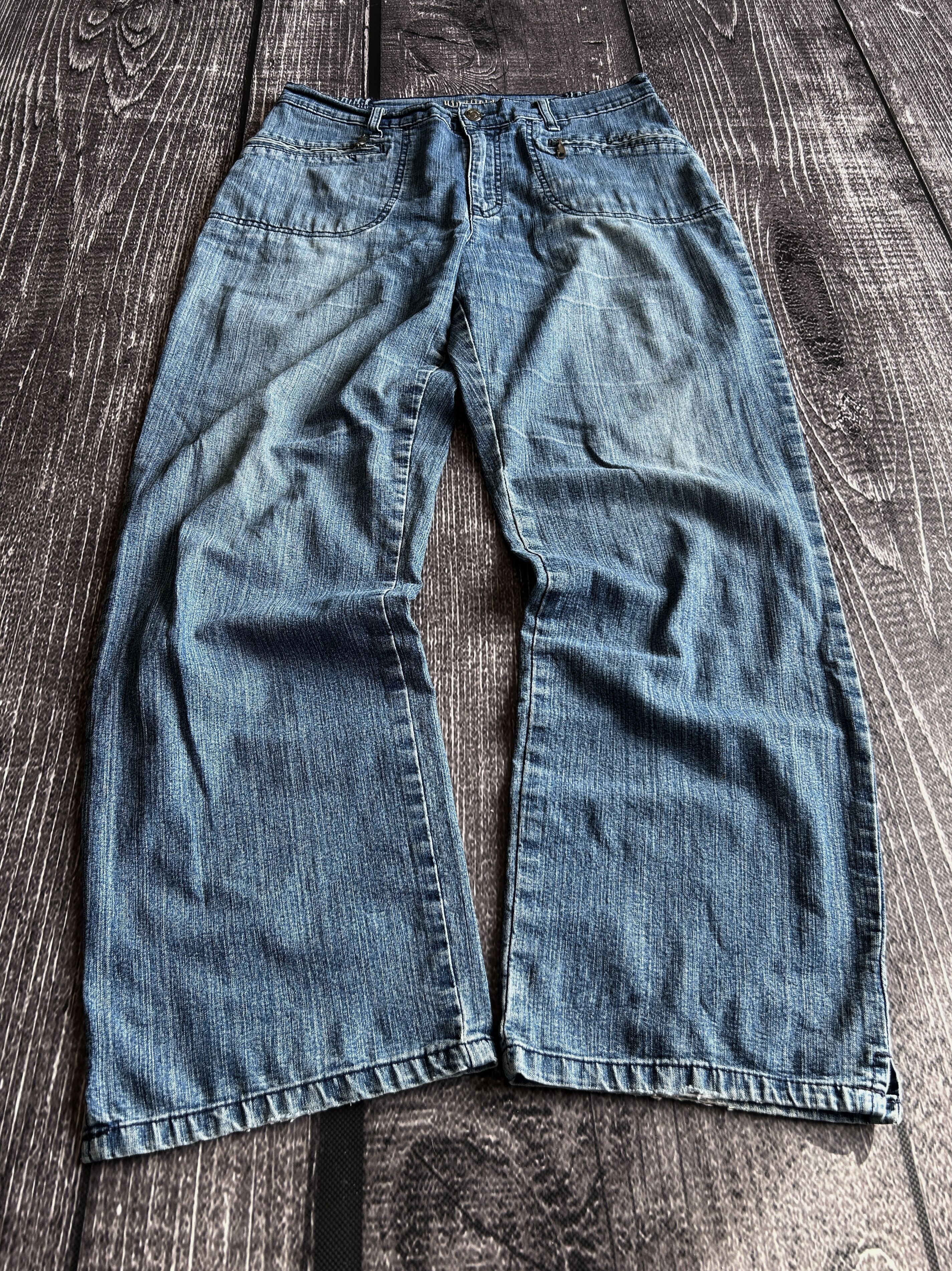 Designer Vintage Rick Owens Junya Watanabe Style Washed Jeans Size US 32 / EU 48 - 1 Thumbnail