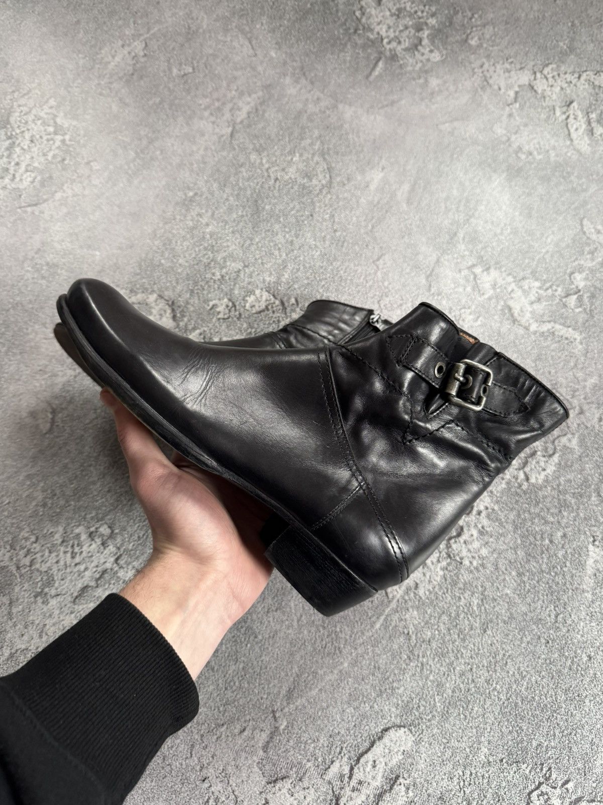 A.S.98 × Leather AS98 Airstep A.S.98 black leather zip shoes boots Cossacks Size US 9 / IT 39 - 6 Thumbnail