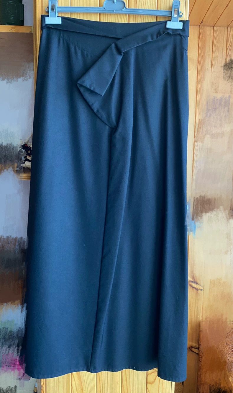 Yohji Yamamoto Yohji Yamamoto Wool Midi Skirt - dmc Size US 30 / EU 46 - 1 Thumbnail