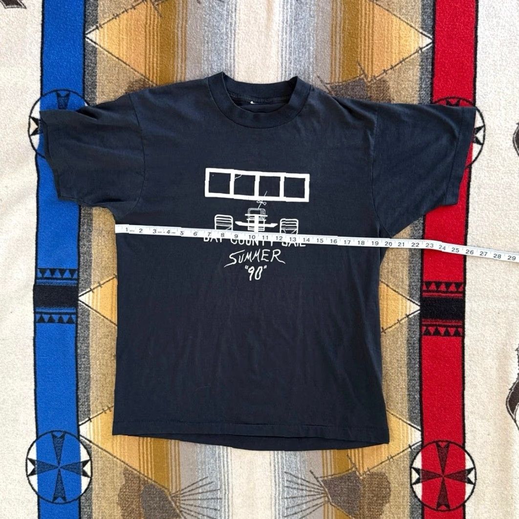Vintage VINTAGE Bay County Jail Summer 1990 T-Shirt Size M Single Stitch Funny Shirt Mens Black 90s Size US M / EU 48-50 / 2 - 6 Thumbnail