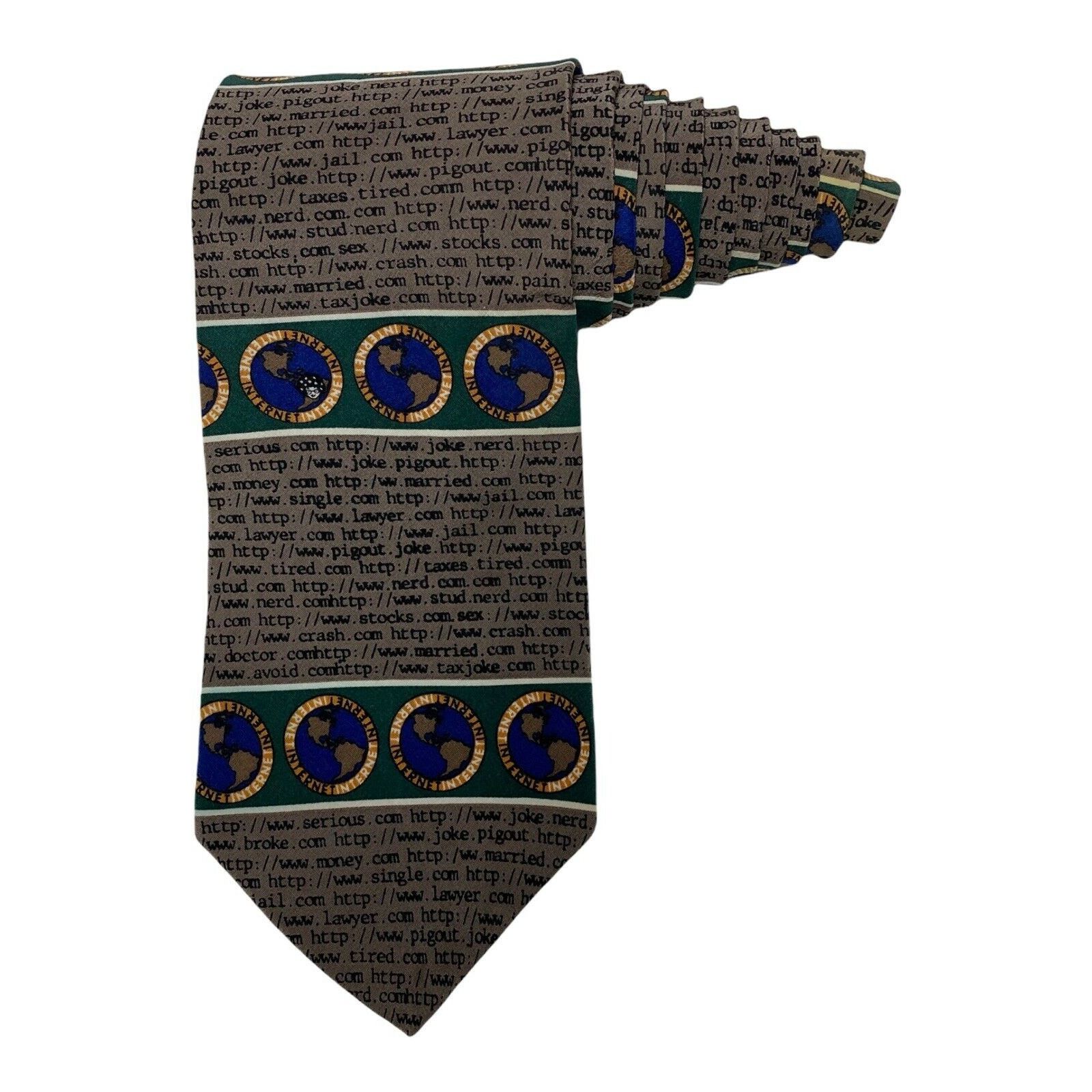Vicky Davis Vicky Davis The Net Internet Websites World Wide Web Necktie Size ONE SIZE - 1 Thumbnail