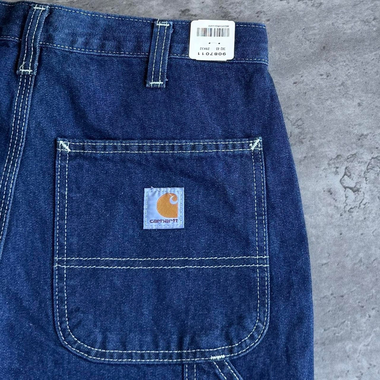 Carhartt × Carhartt Wip × Vintage Y2K Carhartt Baggy Carpenter Denim Streetwear Skater Jeans Size US 29 - 3 Thumbnail
