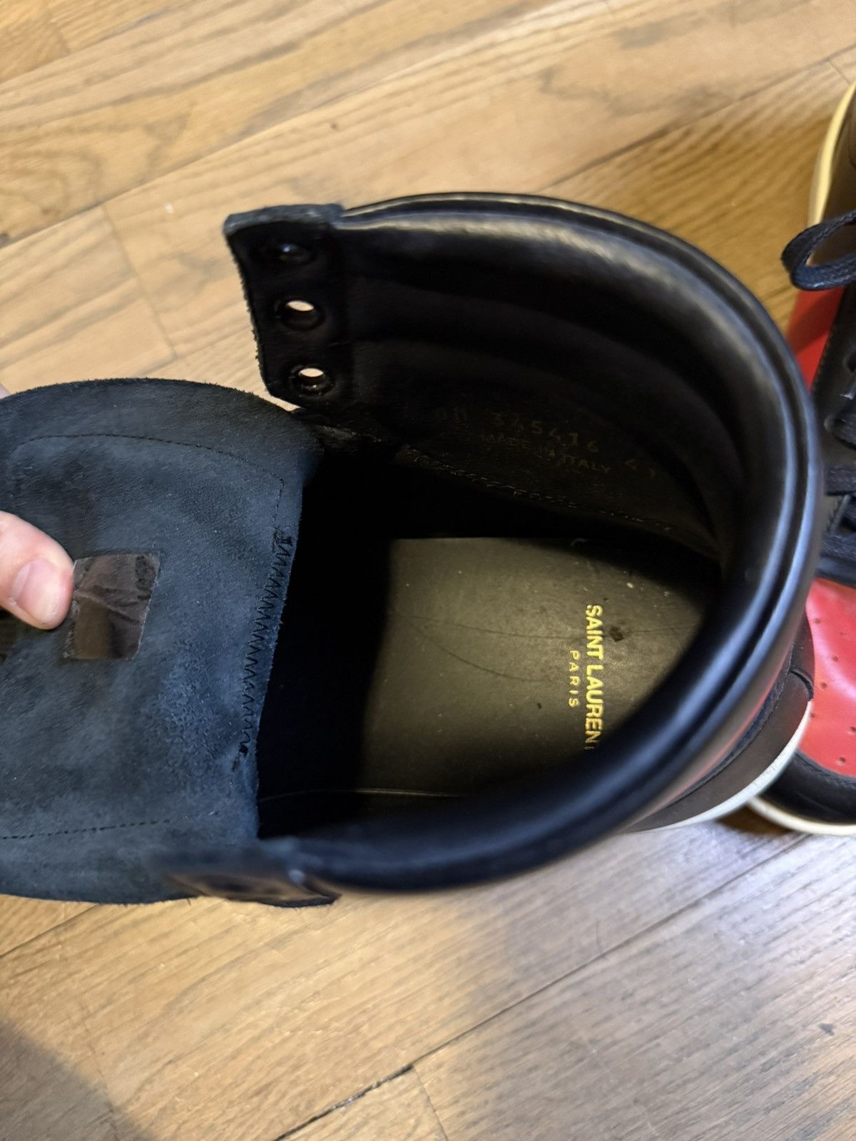 Saint Laurent Paris Saint laurent SL/10H bred sneakers Size US 8 / EU 41 - 8 Thumbnail