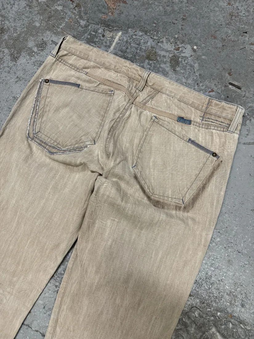 Designer × Marithe + Francois Girbaud × Vintage 2000s Marithé + François Girbaud Grey Summer Signature Pants Size US 33 - 8 Thumbnail