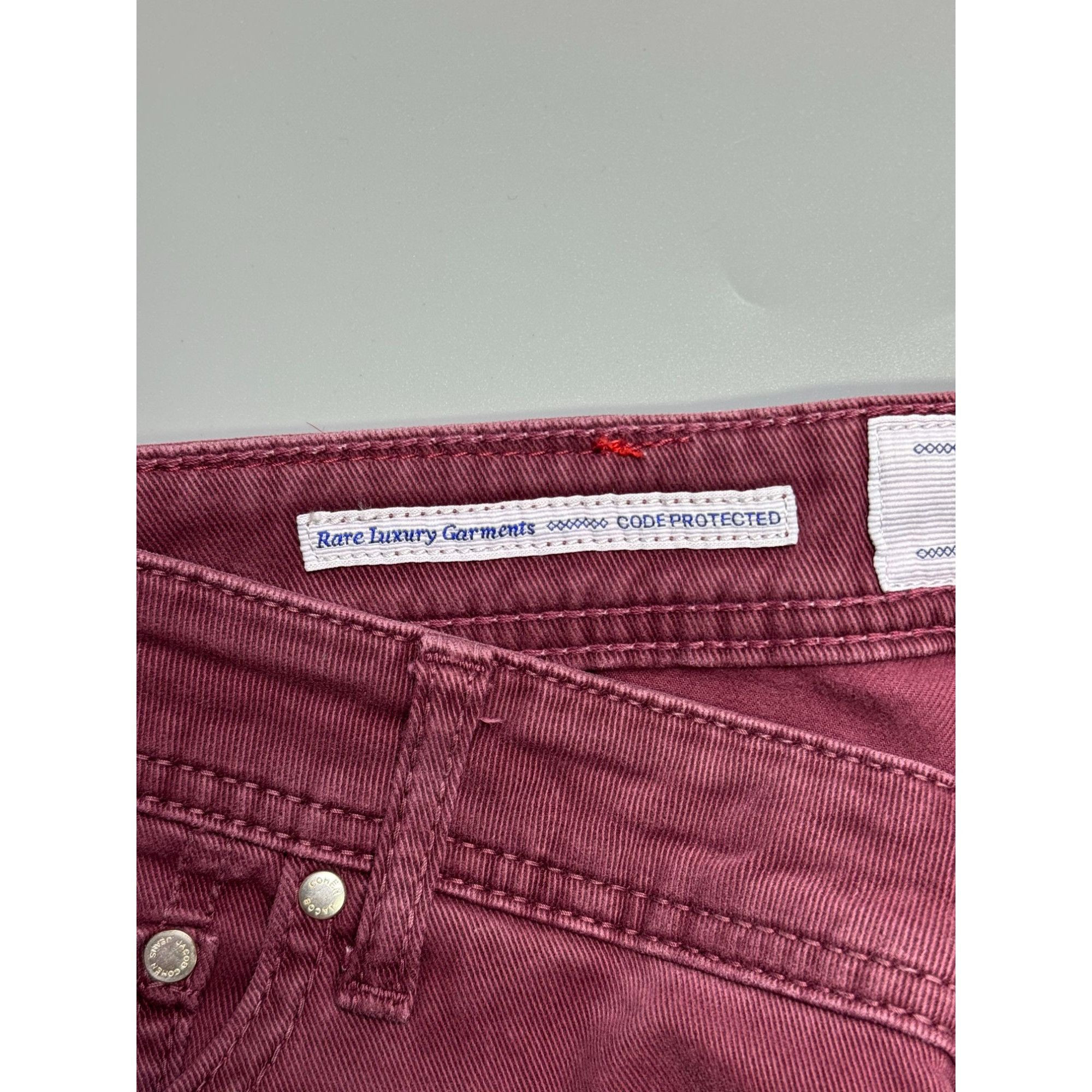 Jacob Cohen Jacob Cohen Red Denim Jeans Pants (Y1104) Size US 35 - 7 Thumbnail