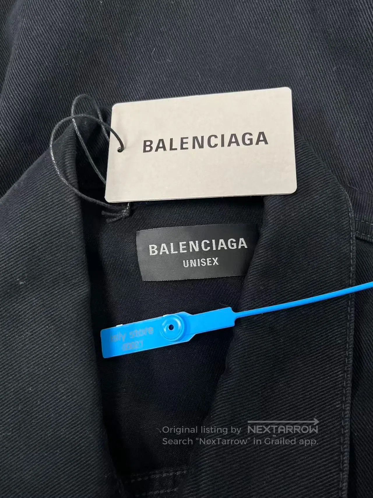 Balenciaga Balenciaga Logo Single-Breasted Denim Jacket Men's. Size US S / EU 44-46 / 1 - 5 Thumbnail