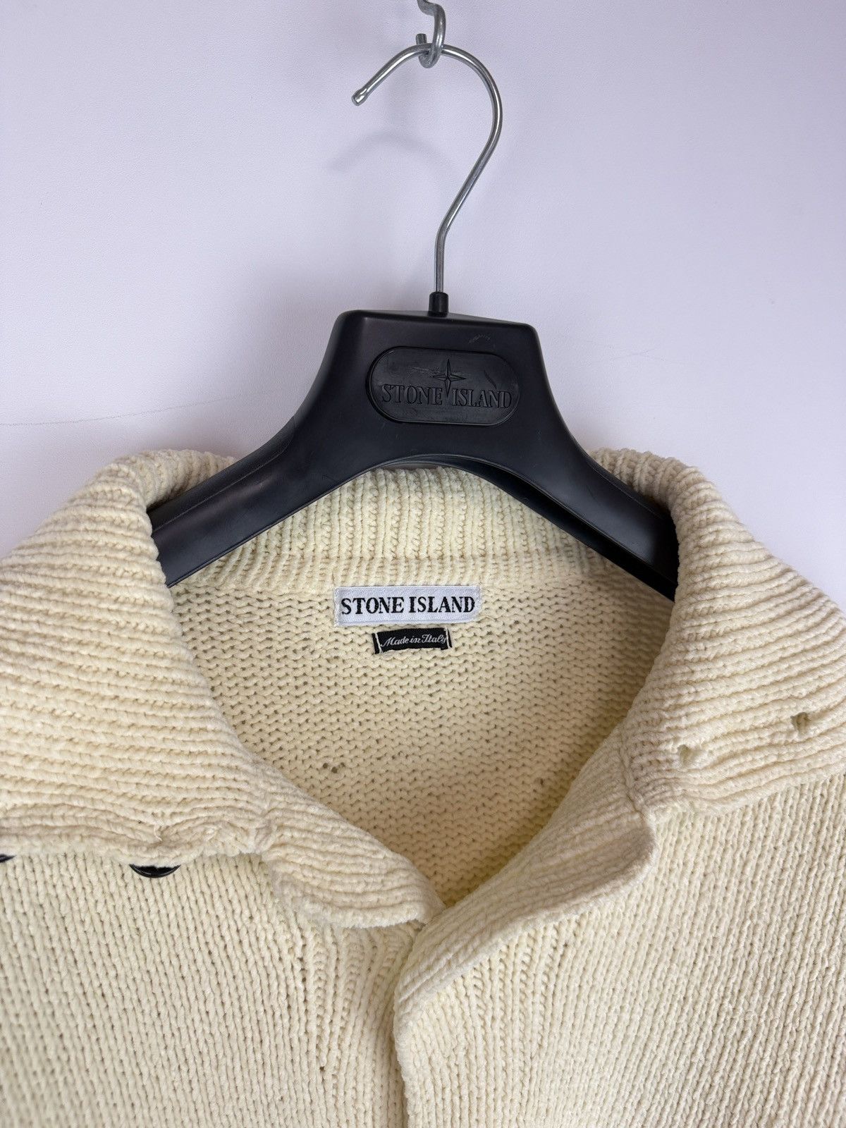 Stone Island Off-white Stone Island Green Edge Badge vintage sweater Size US L / EU 52-54 / 3 - 7 Thumbnail