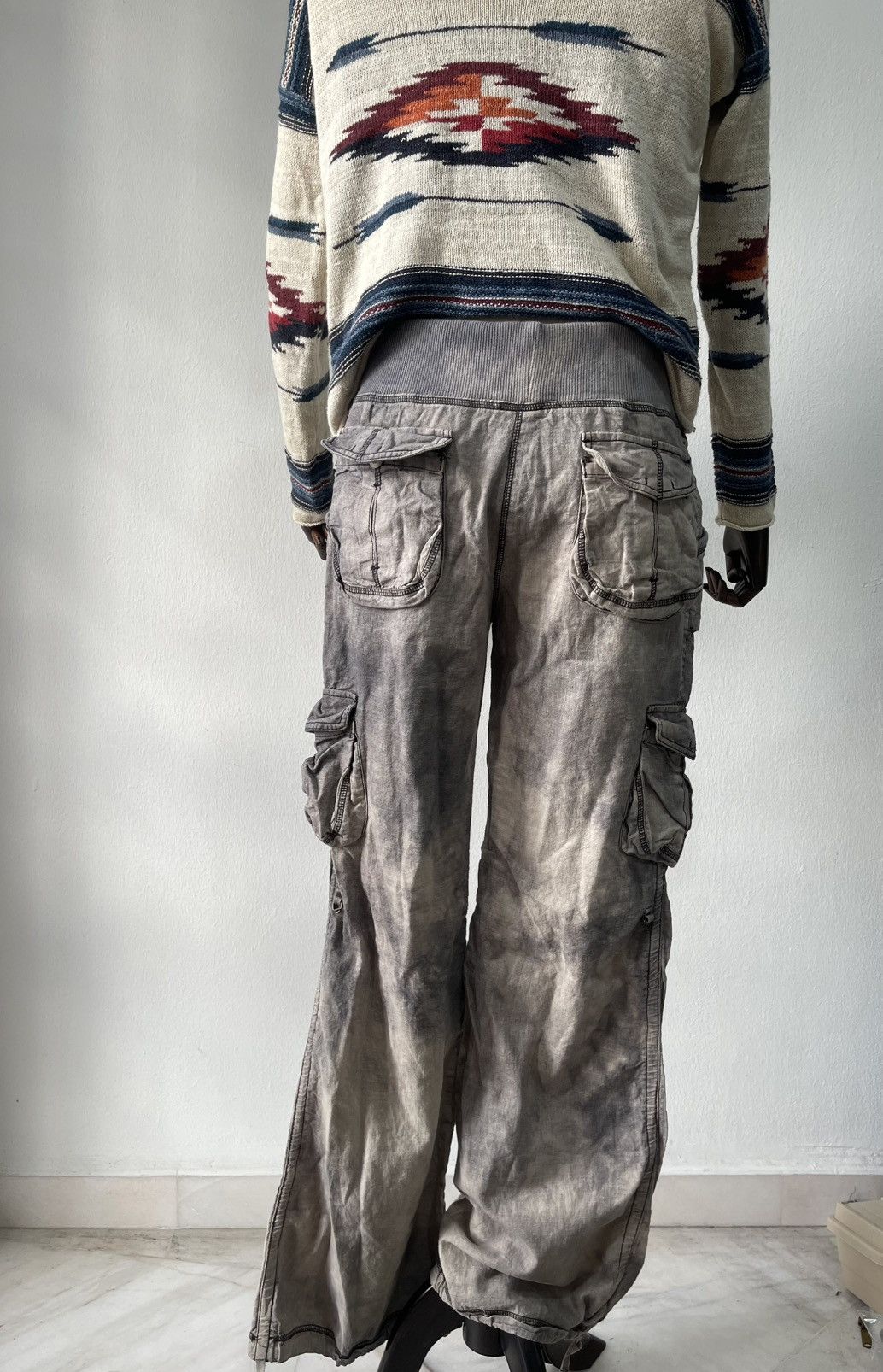 GOA Goa 3D Pocket Flare Cargo Pants Size US 32 / EU 48 - 3 Thumbnail
