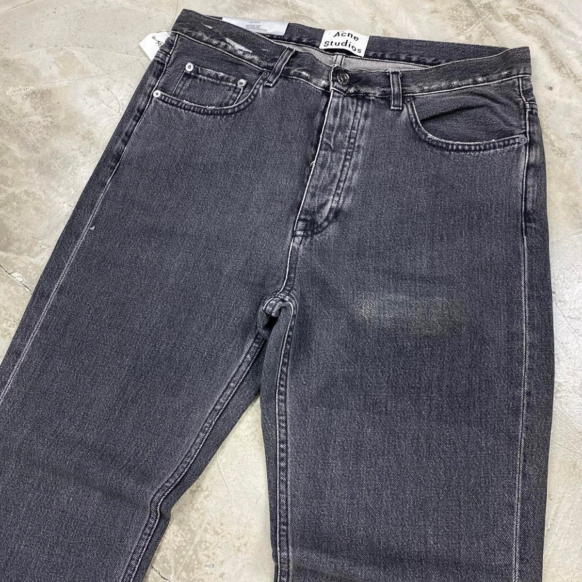 Acne Studios SS2019 Van Black VTG Denim Pants Size US 32 / EU 48 - 2 Thumbnail