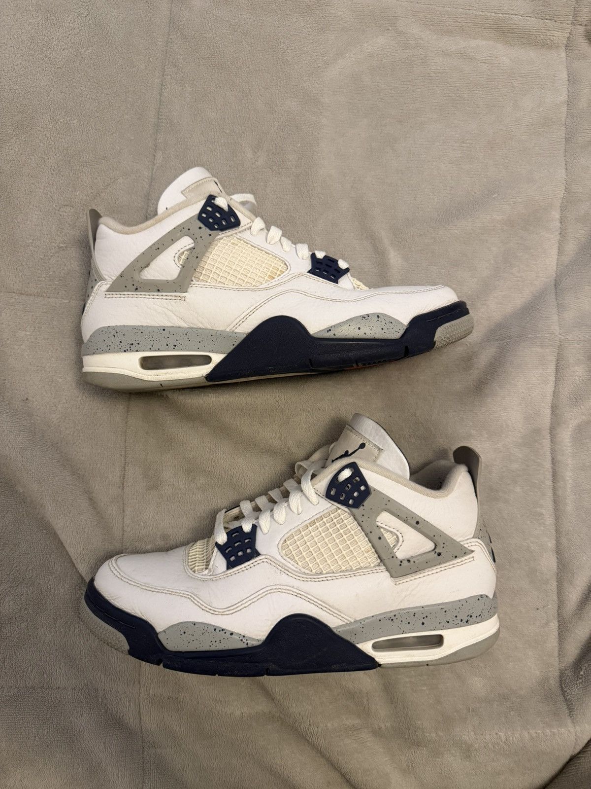 Nike Nike Air Jordan 4 Retro “Midnight Navy” Size US 8 / EU 41 - 2 Thumbnail