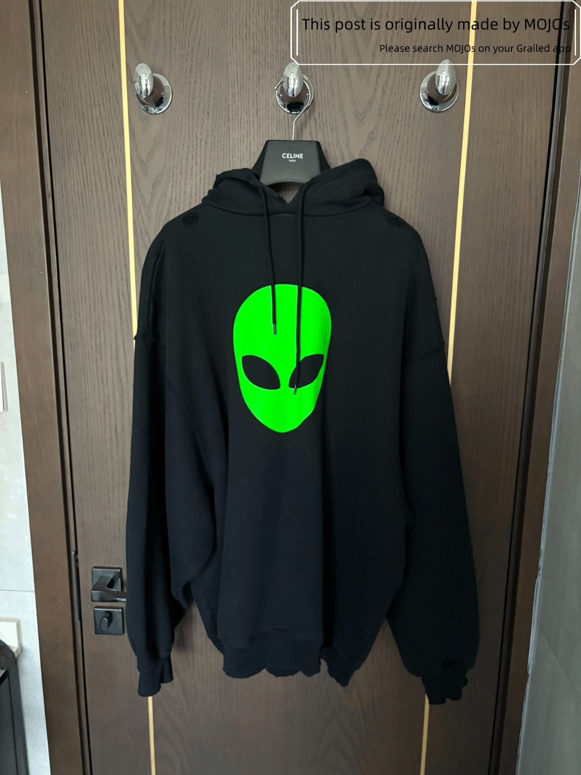 Balenciaga Alien Print Hoodie