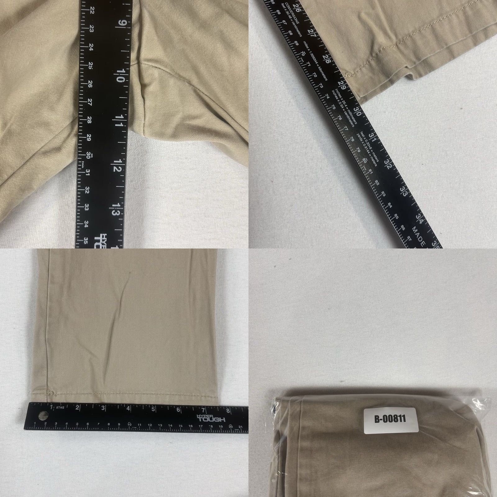 Old Navy Old Navy Khaki Pants Mens 28x30 Straight Leg Cotton Casual Size US 28 / EU 44 - 9 Thumbnail