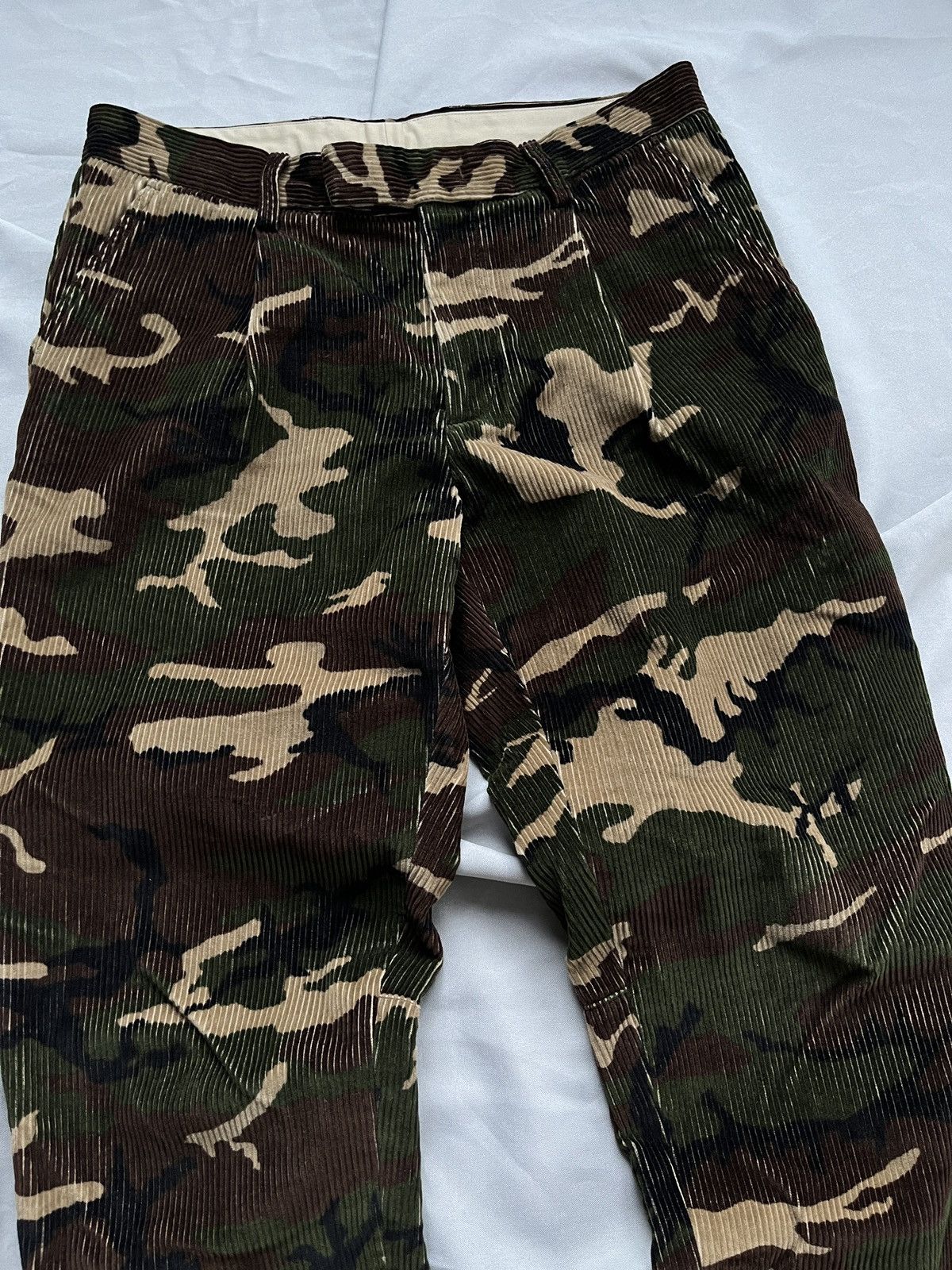 Moncler Moncler Corduroy Velvet Camo Pants Size US 30 / EU 46 - 6 Thumbnail