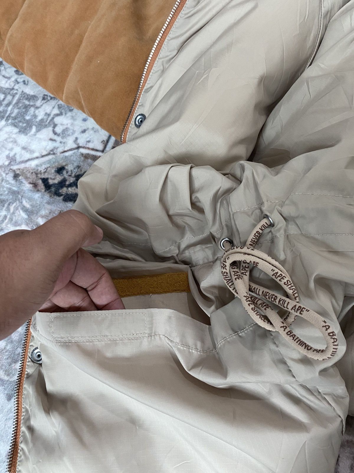 Bape × Japanese Brand A Bathing Ape Bape Classic Brown Down Puffer Jacket Size US M / EU 48-50 / 2 - 10 Thumbnail