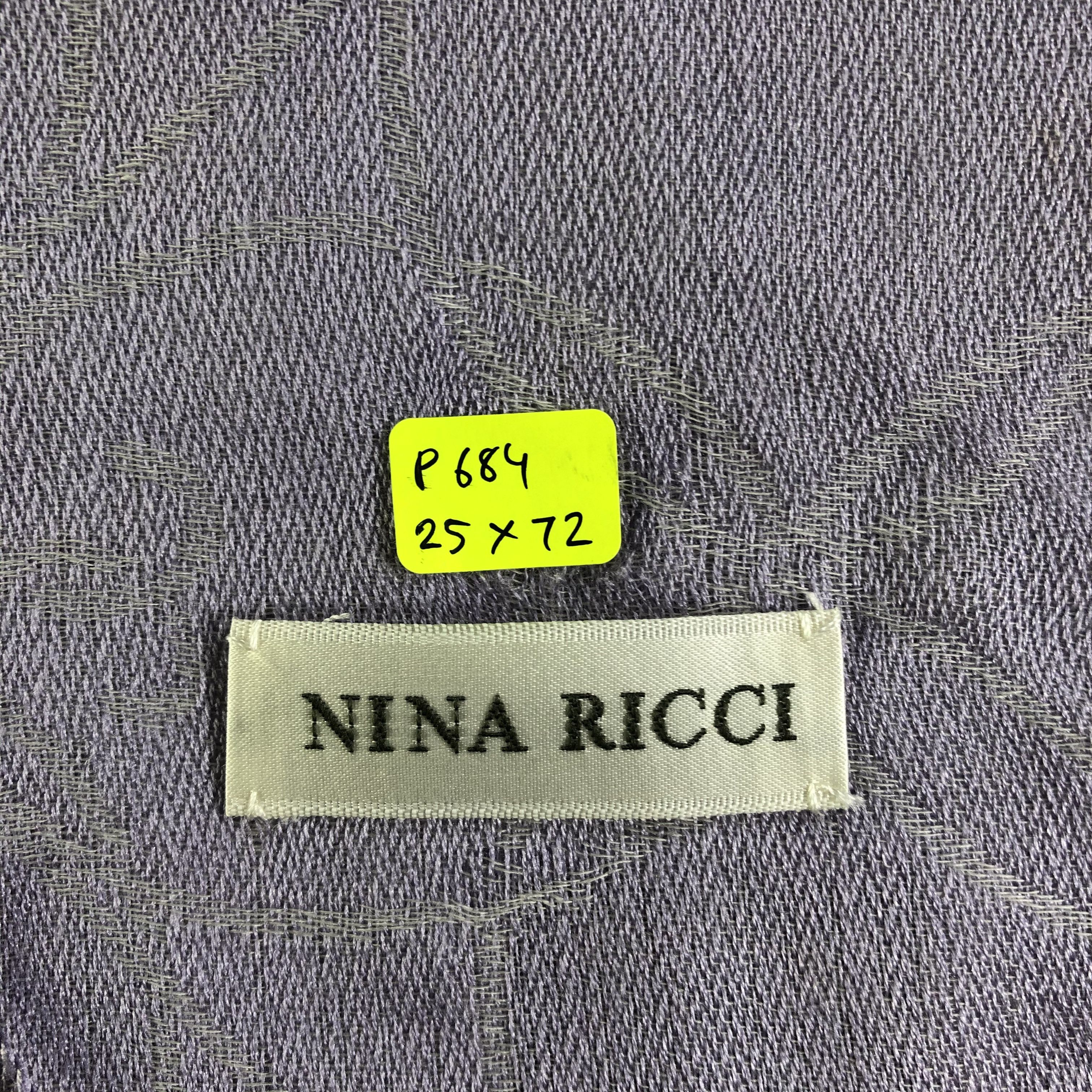 Nina Ricci Nina Ricci Oversize Scarf / Muffler / Neckwear P684 Size ONE SIZE - 8 Thumbnail