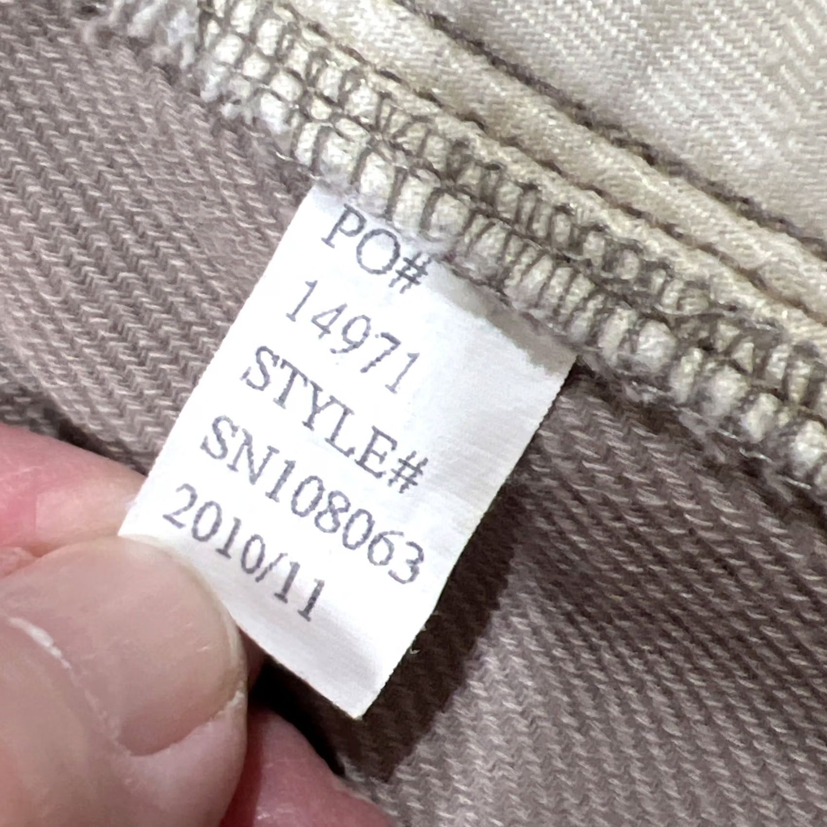 Vintage Schnee’s Cargo Shorts Men’s 36 Reinforced Cotton Leather Trim Style SN108063 Brown Canvas Cargo Pocket Flat Front 8 in Inseam Men Regular Cotton Size US 36 / EU 52 - 6 Thumbnail