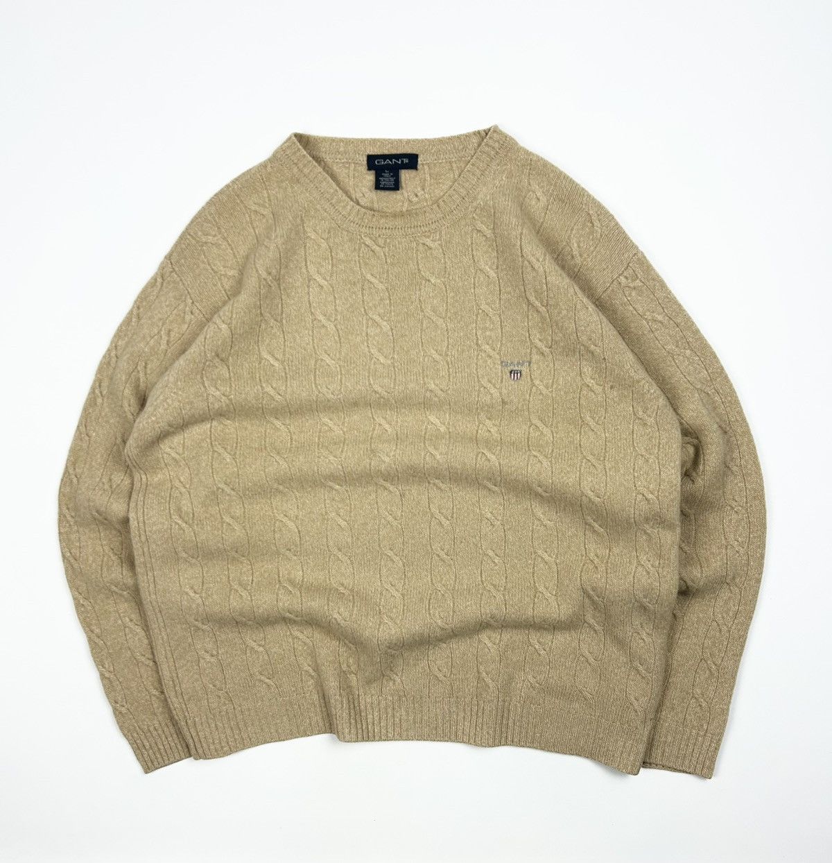 Gant × Vintage Vintage Gant Knited Wool Sweater Size US L / EU 52-54 / 3 - 1 Thumbnail