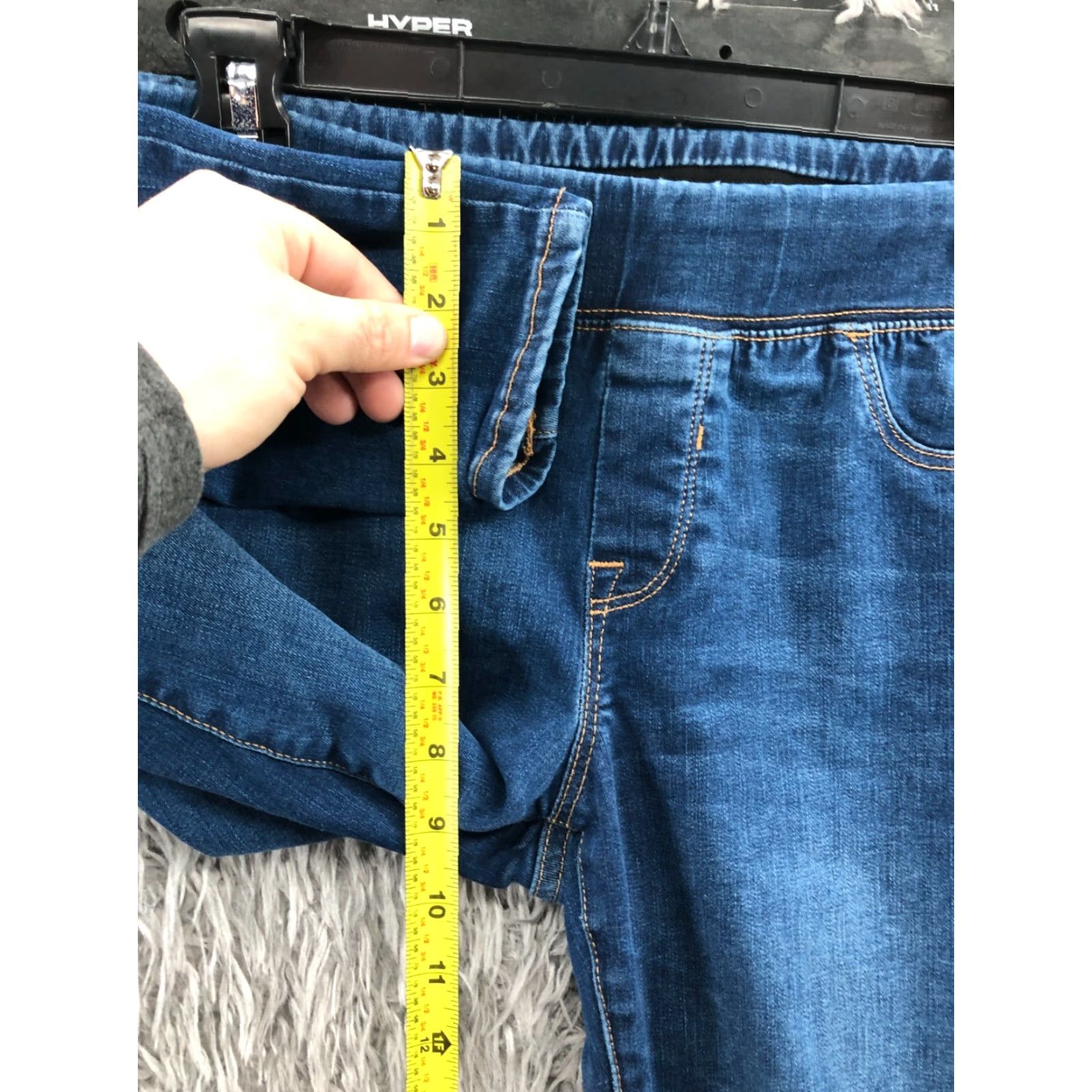 Old Navy VINTAGE Old Navy Rockstar Jegging Jeans Womens Medium Wash Blue Size 28" / US 6 / IT 42 - 4 Thumbnail