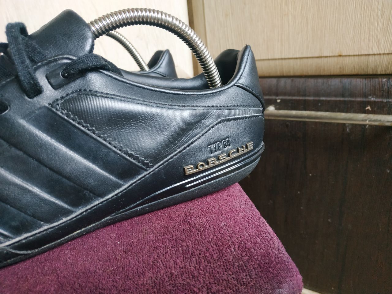 Adidas Adidas x Porsche Design Typ 64 Black Leather Sneakers Size US 9.5 / EU 42-43 - 8 Thumbnail