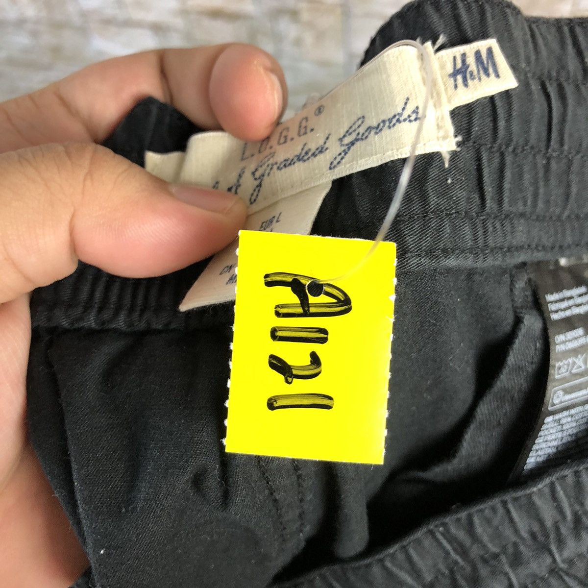 Japanese Brand H&M Black Cargo Multipocket Joggers Pants #A121 Size US 34 / EU 50 - 20 Thumbnail