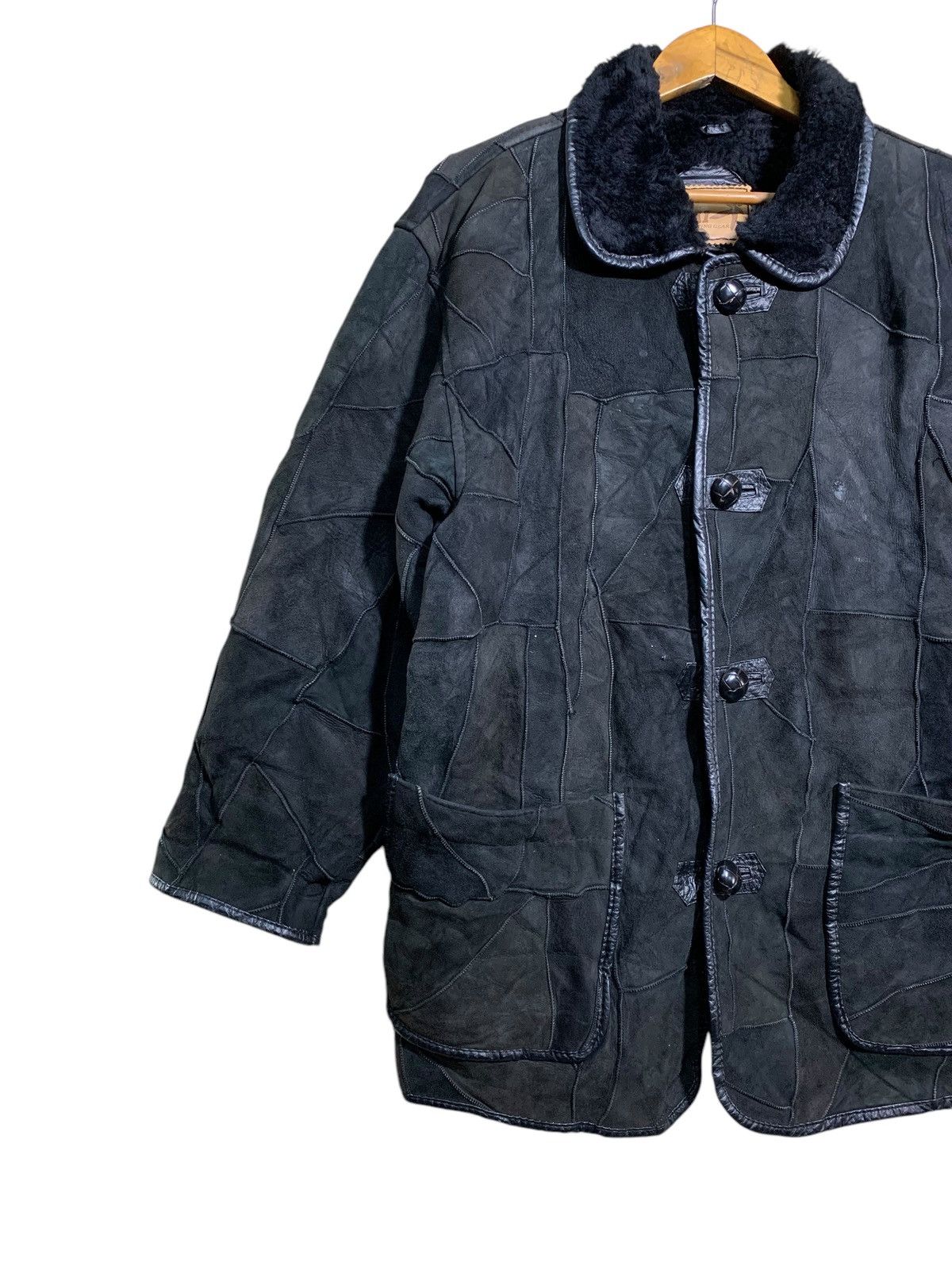Hai Sporting Gear 🔥HSG SHEEPSKINS LEATHER PATCHWORKS JACKETS SHEARLING Size US M / EU 48-50 / 2 - 3 Thumbnail