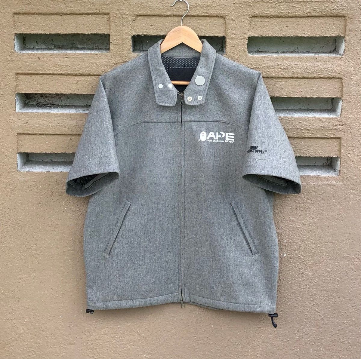 Bape Bape Nigo Gore Windstopper Swing Top Drizzler Wool Jacket Size US M / EU 48-50 / 2 - 4 Thumbnail