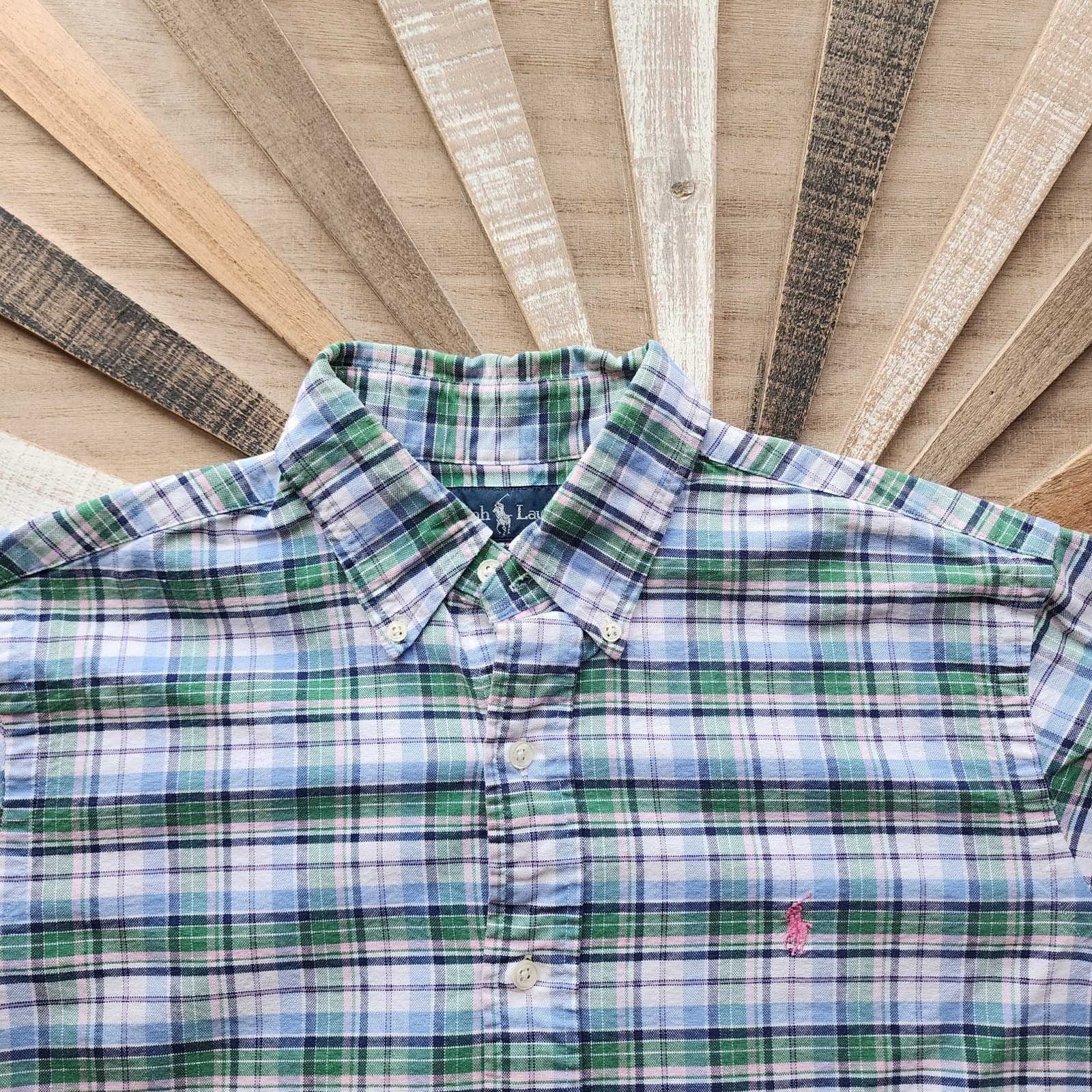Ralph Lauren Ralph Lauren Medium Madras Plaid Shirt Men's Size US M / EU 48-50 / 2 - 1 Thumbnail