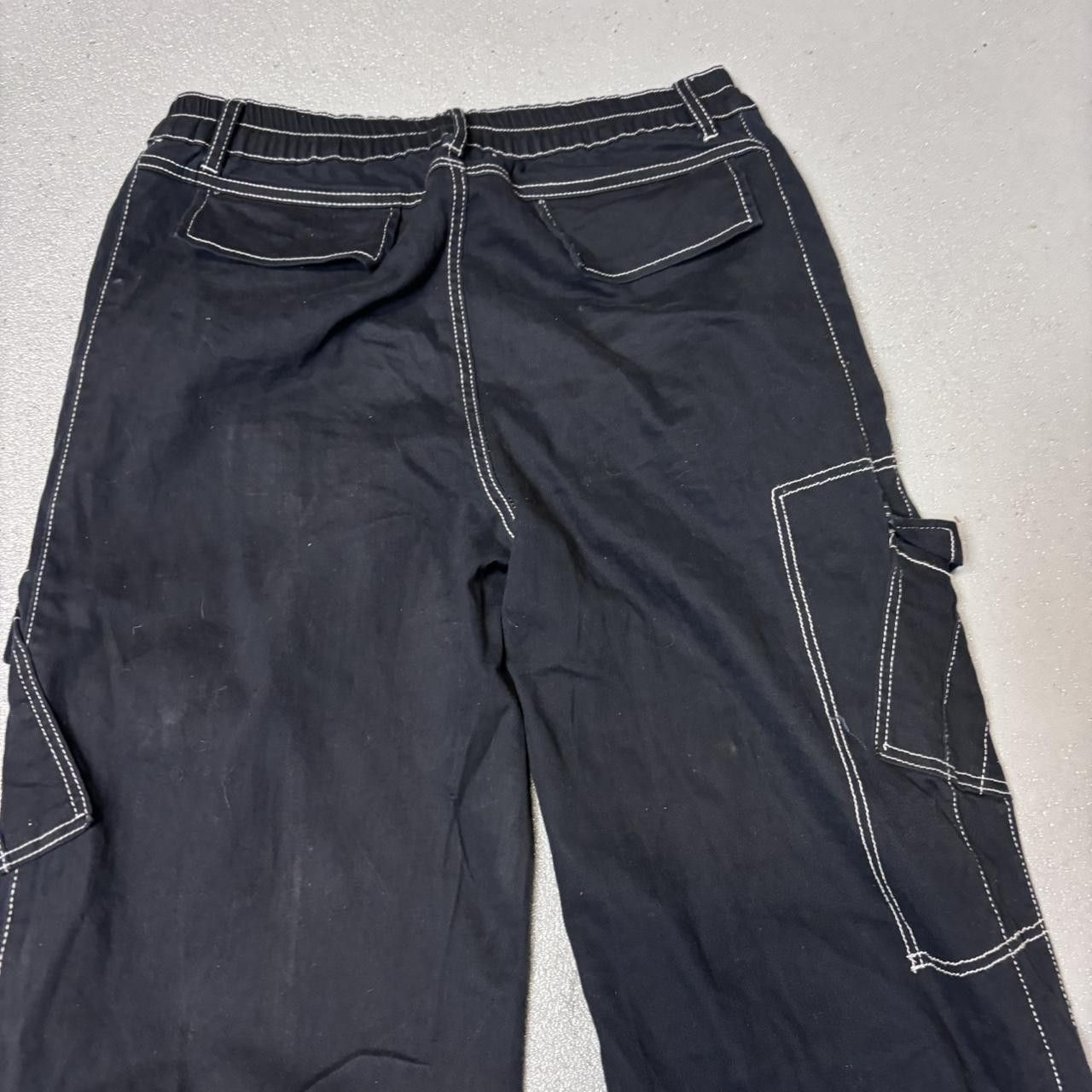 Japanese Brand × Vintage Vintage y2k 90s opium stitched cargo pants Size US 34 / EU 50 - 8 Thumbnail