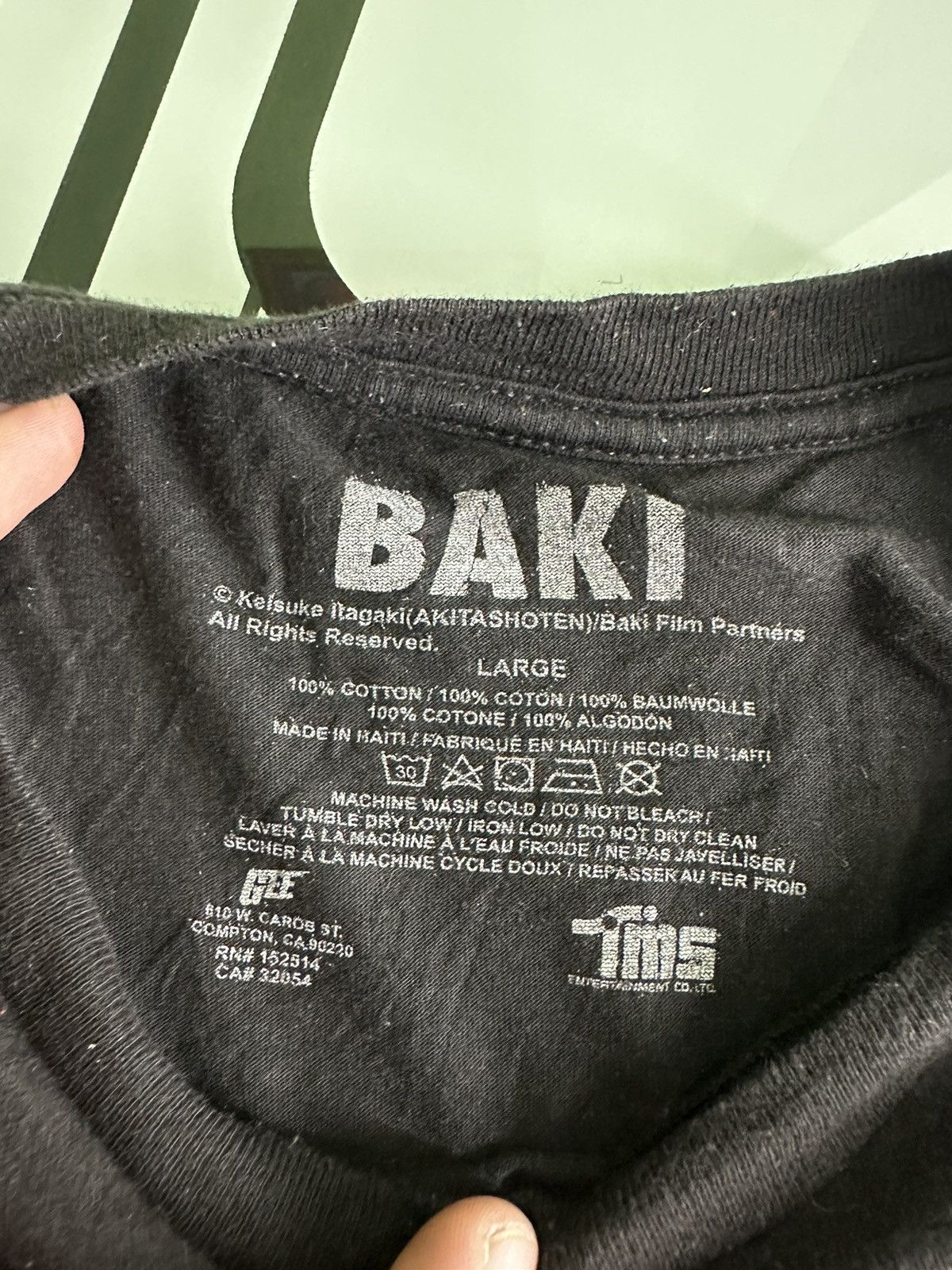 Marvel Comics Vintage Baki Movie Japanese Anime Tee Size US M / EU 48-50 / 2 - 4 Thumbnail